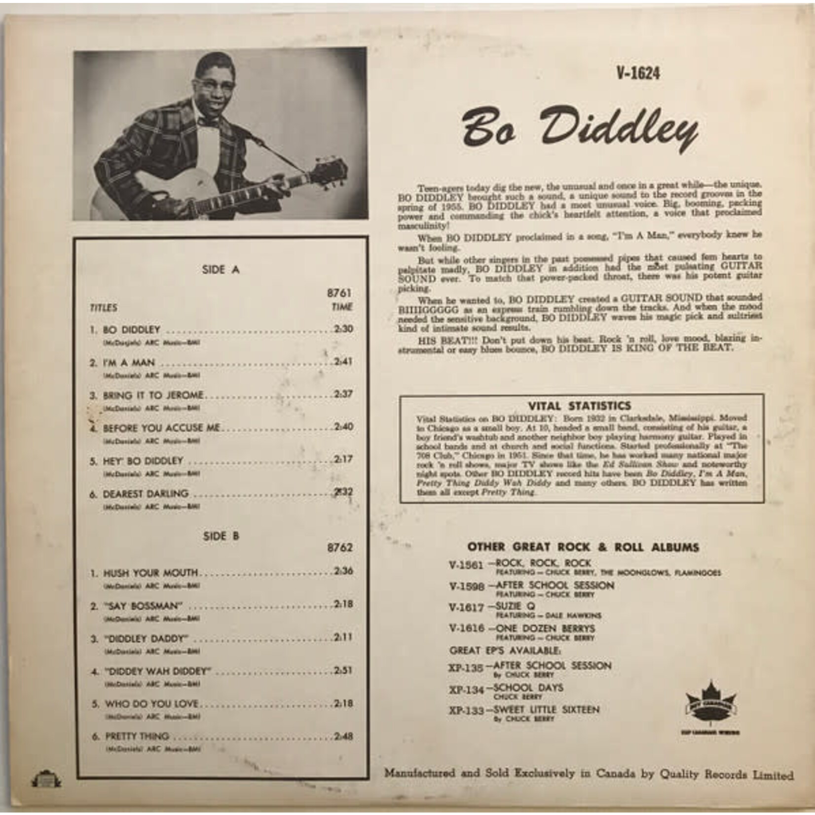 [Kollectible Vinyl] Diddley, Bo: Bo Diddley [KOLLECTIBLES]