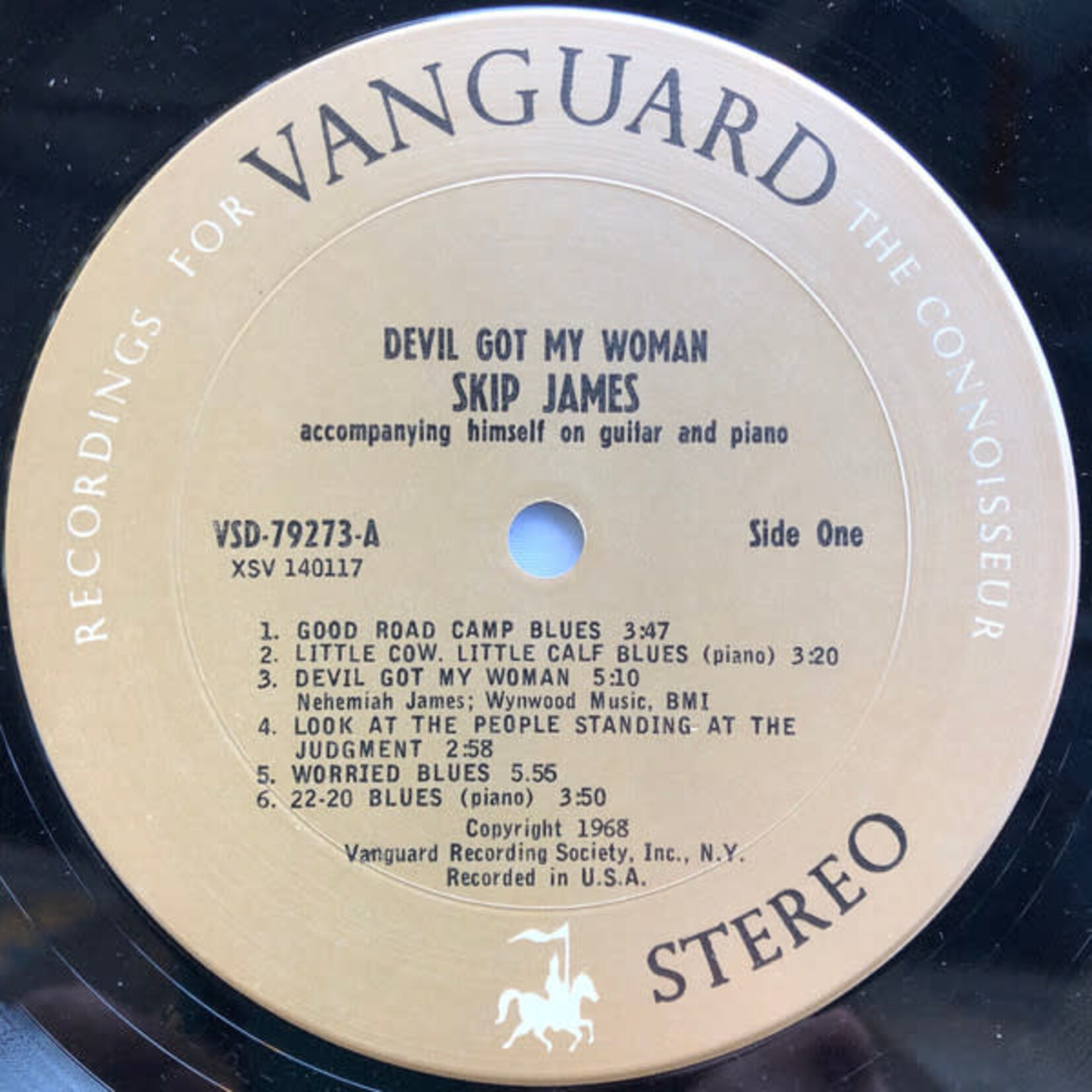 [Kollectibles] Skip James: Devil Got My Woman (1968, USA, Company Inner, VG+) [VANGUARD]