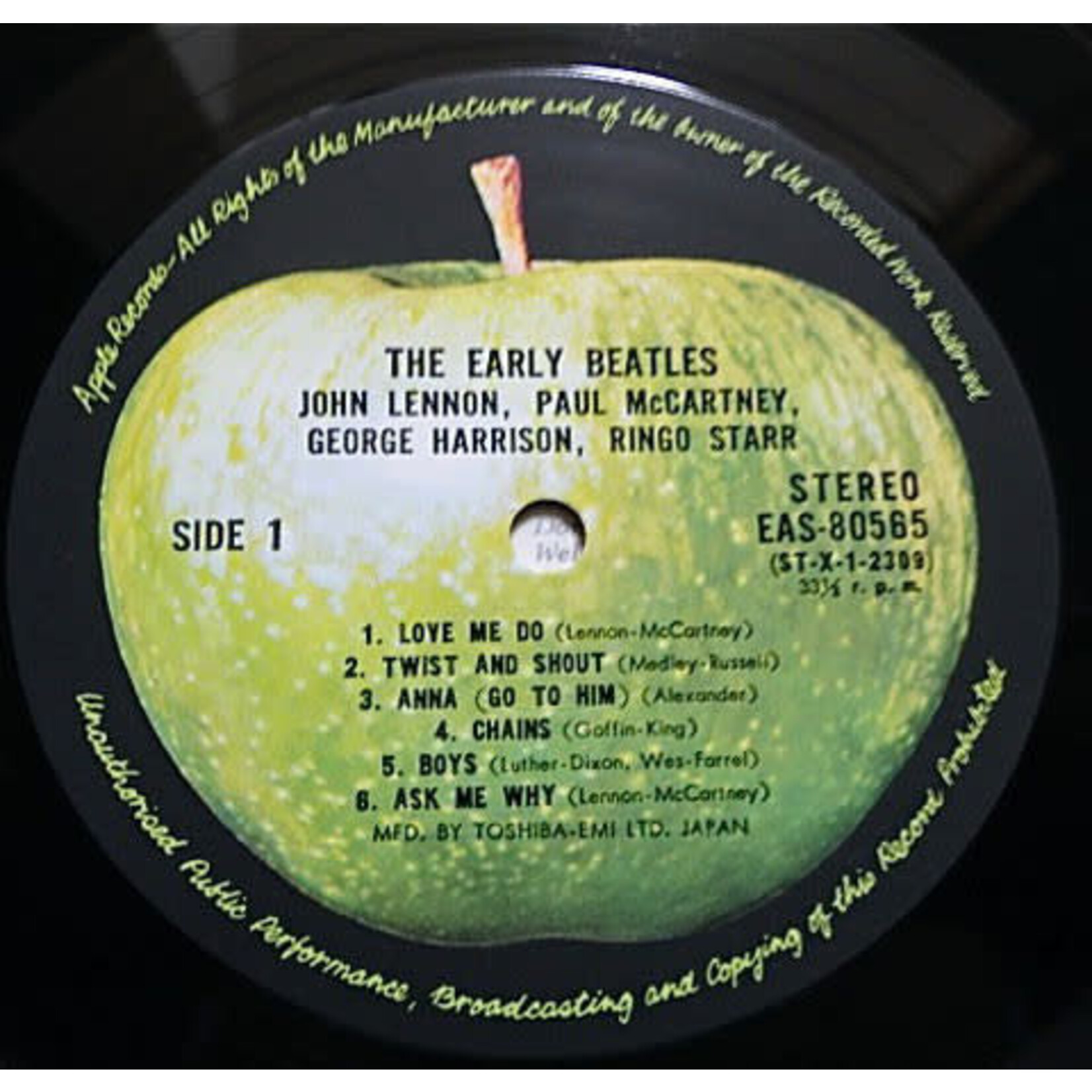 [Kollectible Vinyl] Beatles: The Early Beatles [KOLLECTIBLES]
