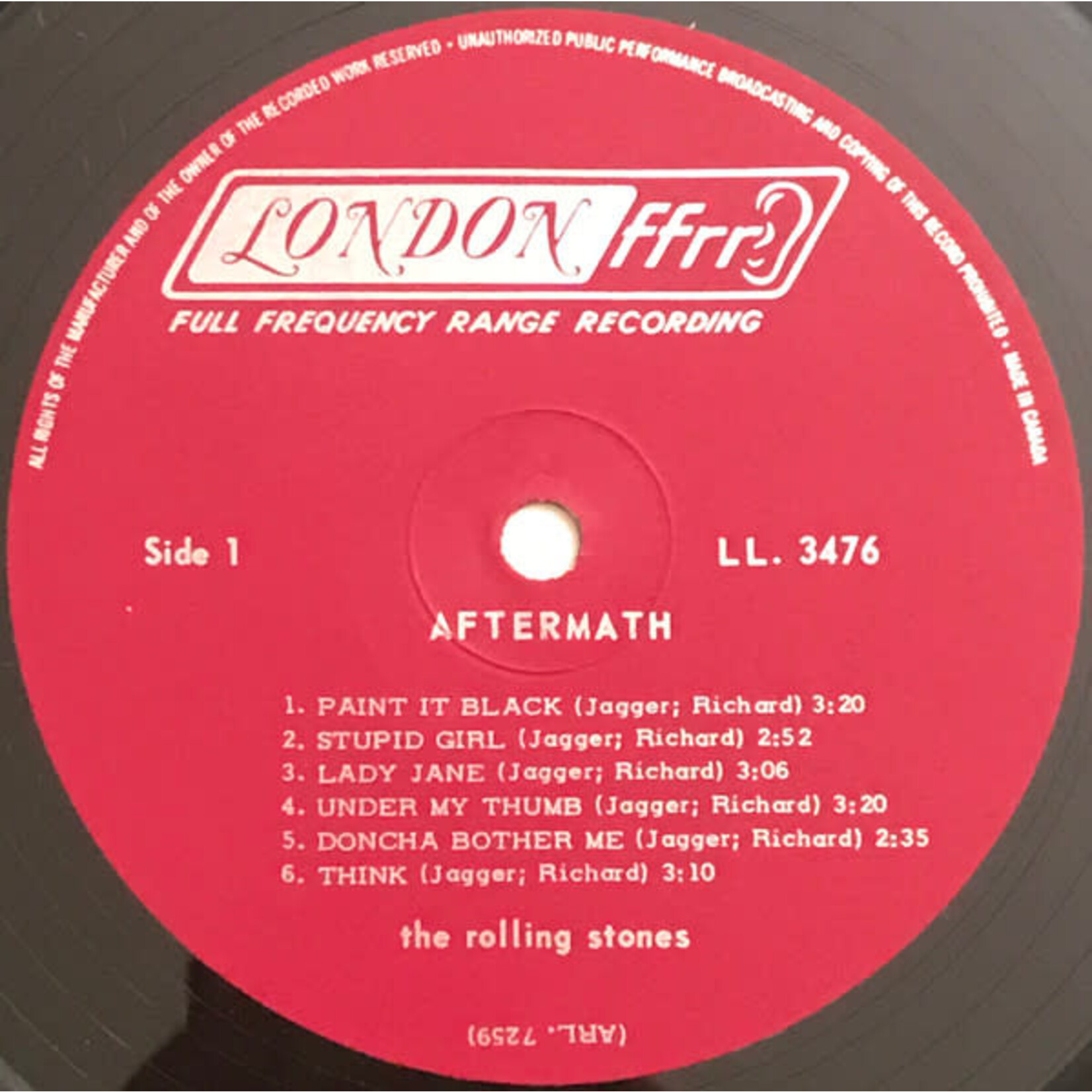 [Kollectible Vinyl] Rolling Stones: Aftermath [KOLLECTIBLES]