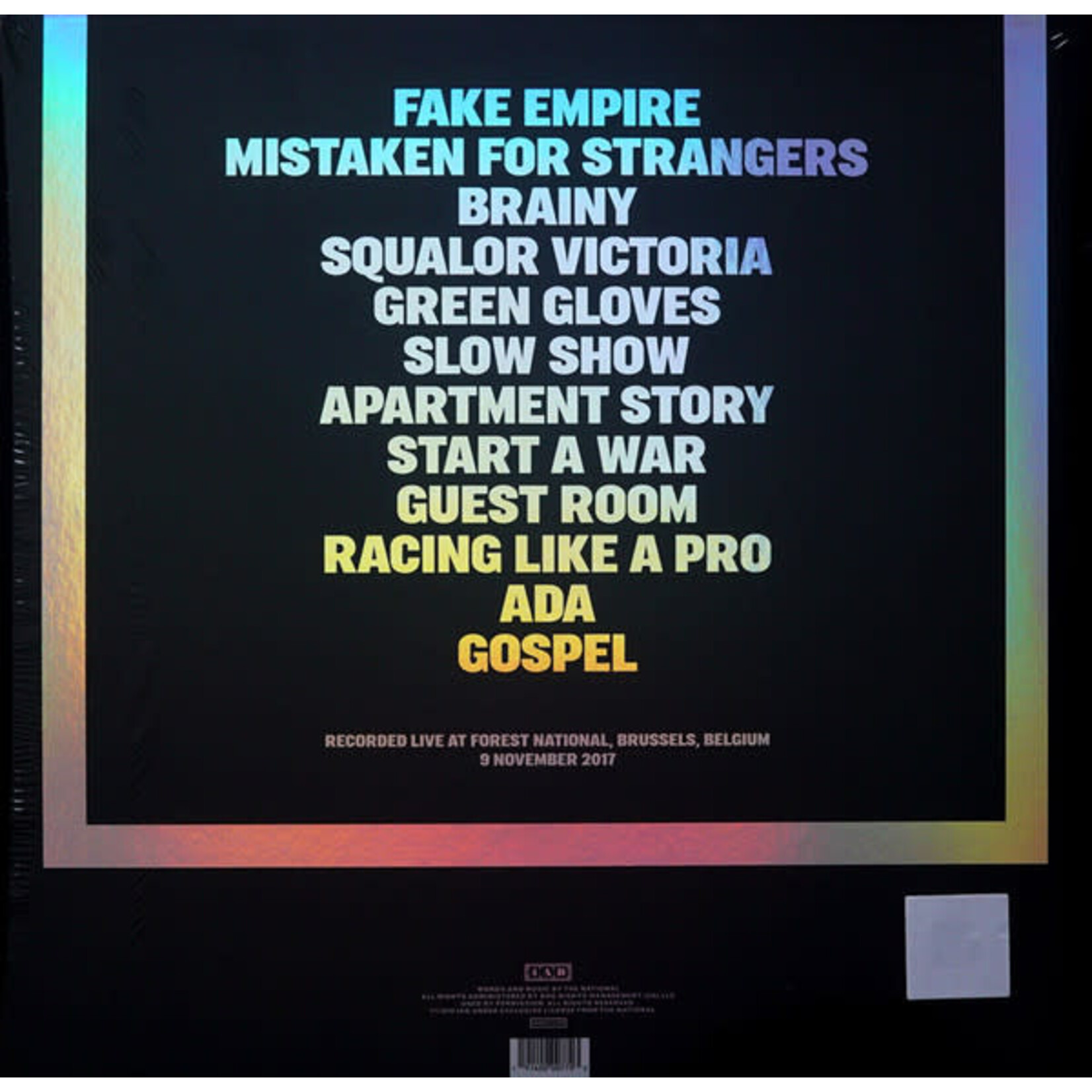 [Kollectible Vinyl] The National: Boxer (Live In Brussels) [KOLLECTIBLES]