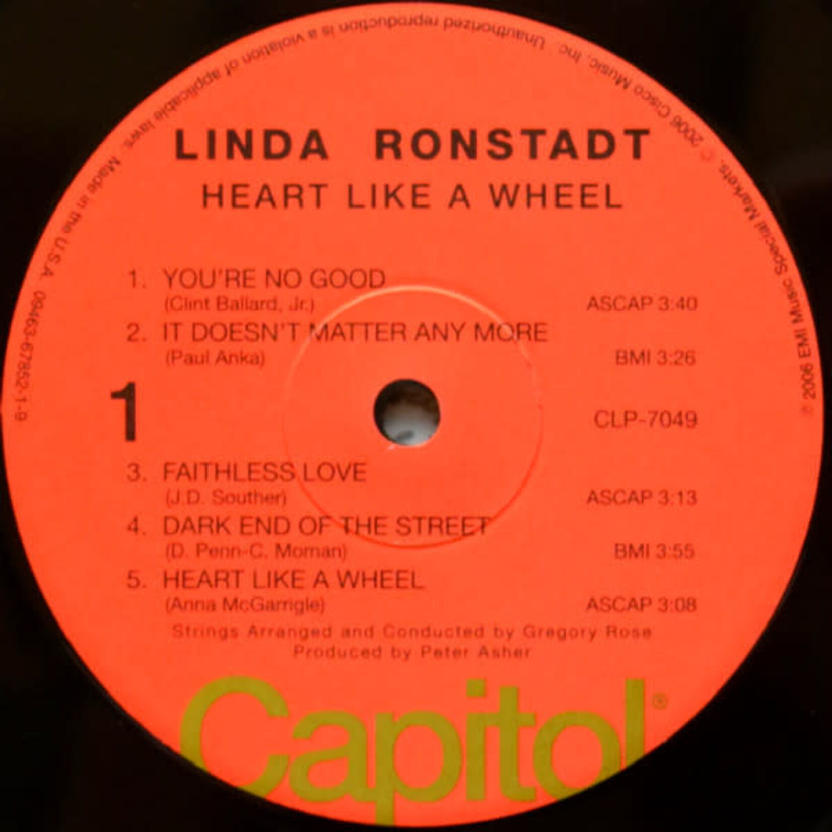 [Kollectible Vinyl] Ronstadt, Linda: Heart Like A Wheel [KOLLECTIBLES]