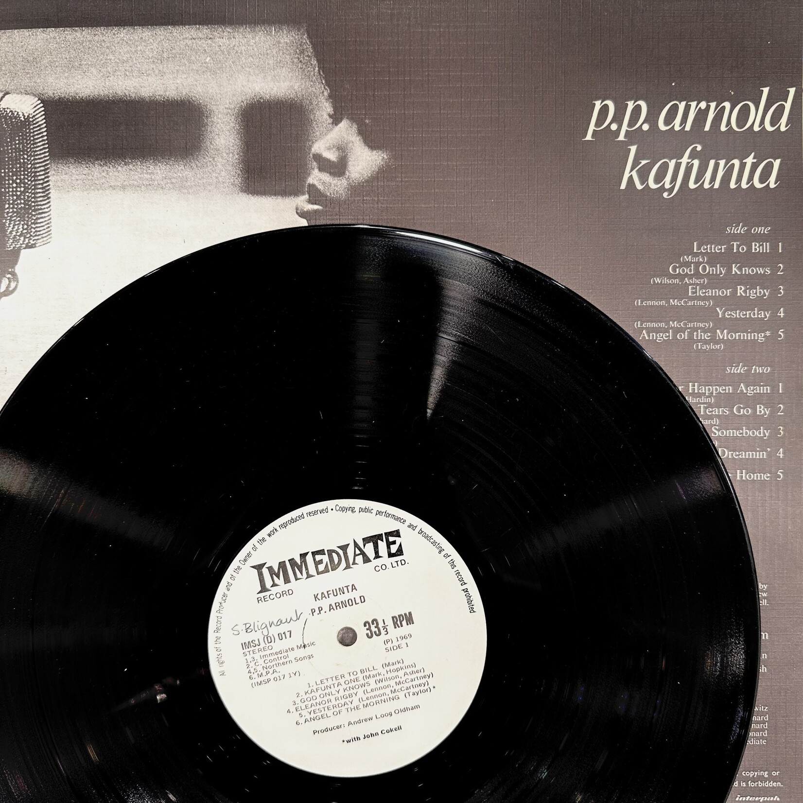 [Kollectible Vinyl] Arnold, P. P. : Kafunta (1969, South Africa, VG) [KOLLECTIBLES]