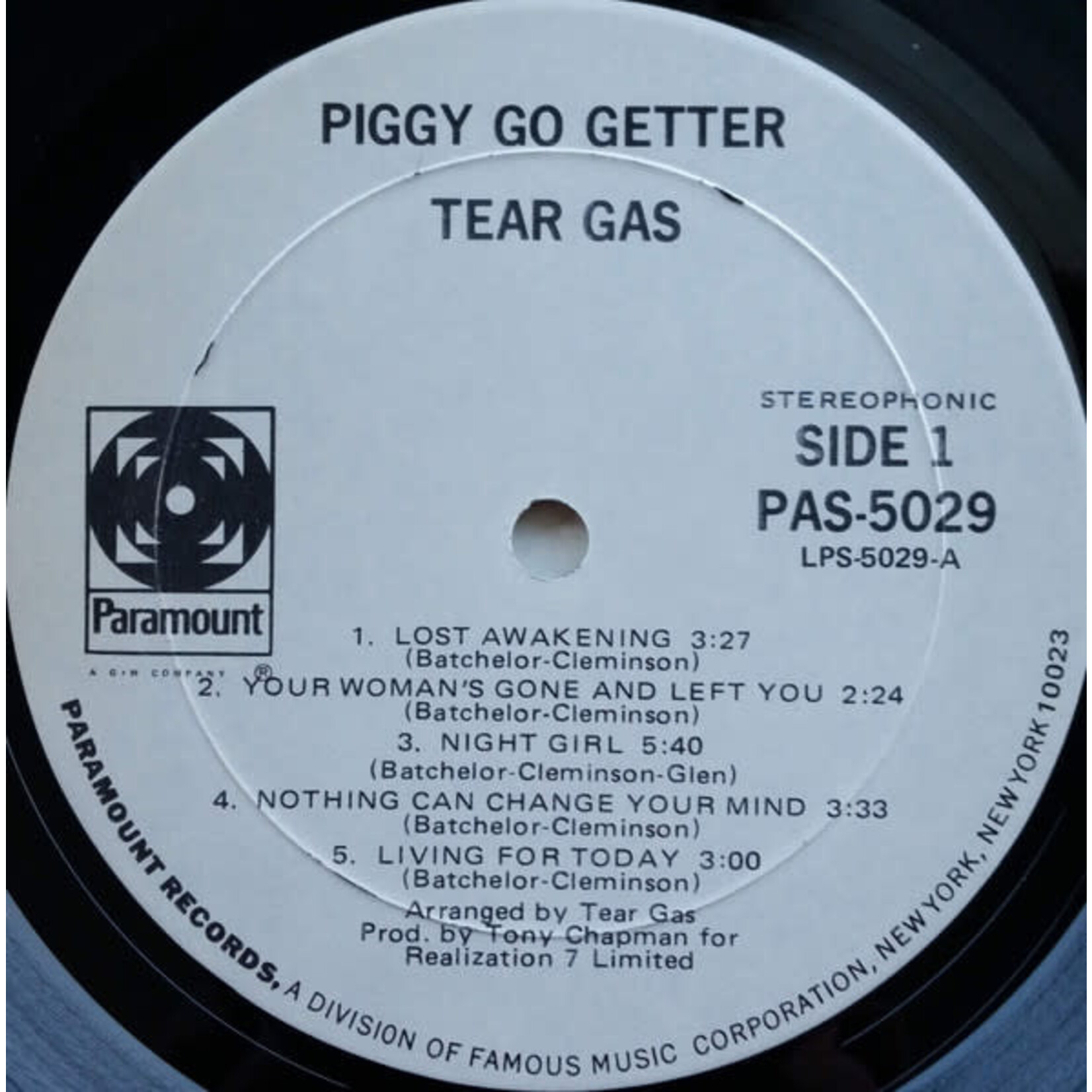 [Kollectible Vinyl] Tear Gas: Piggy Go Getter [KOLLECTIBLES]