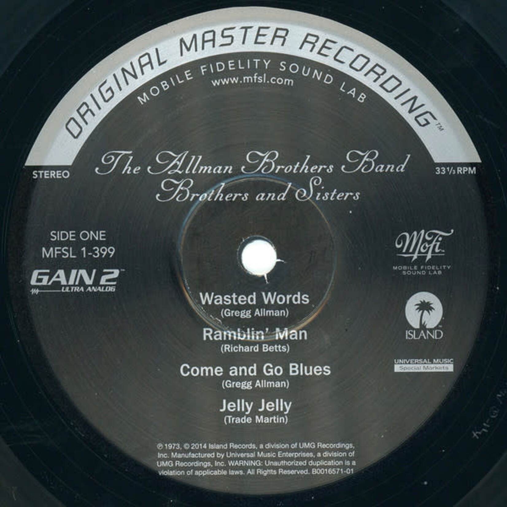 [Kollectible Vinyl] Allman Brothers Band: Brothers and Sisters [KOLLECTIBLES]