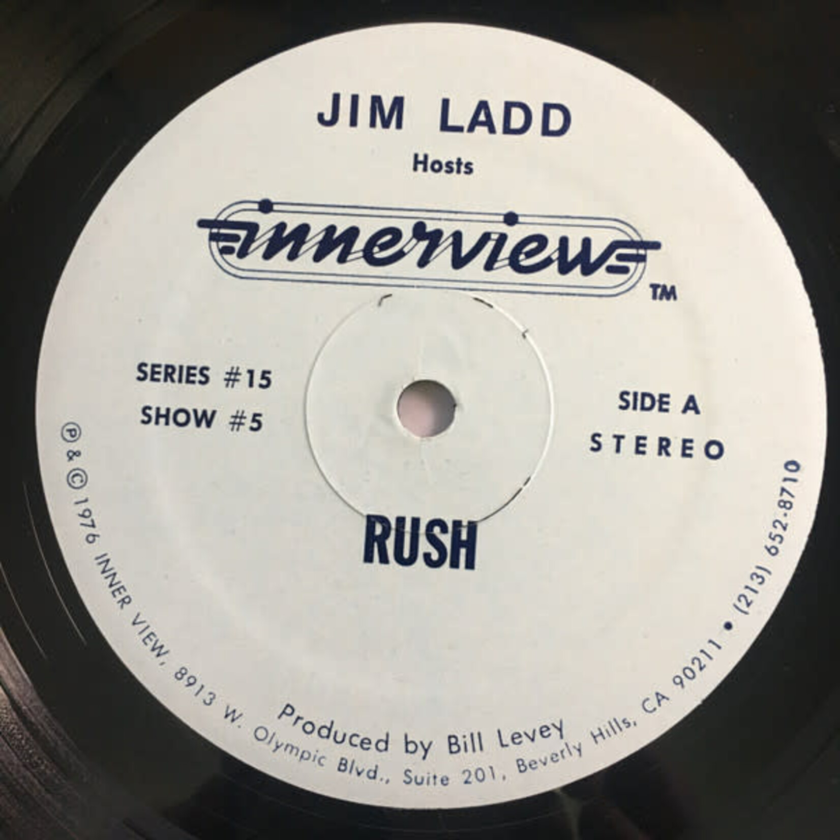 [Kollectibles] Rush: Jim Ladd Hosts Interview - Rush (1980, USA, Rush Interview, VG+) [INNER VIEW]