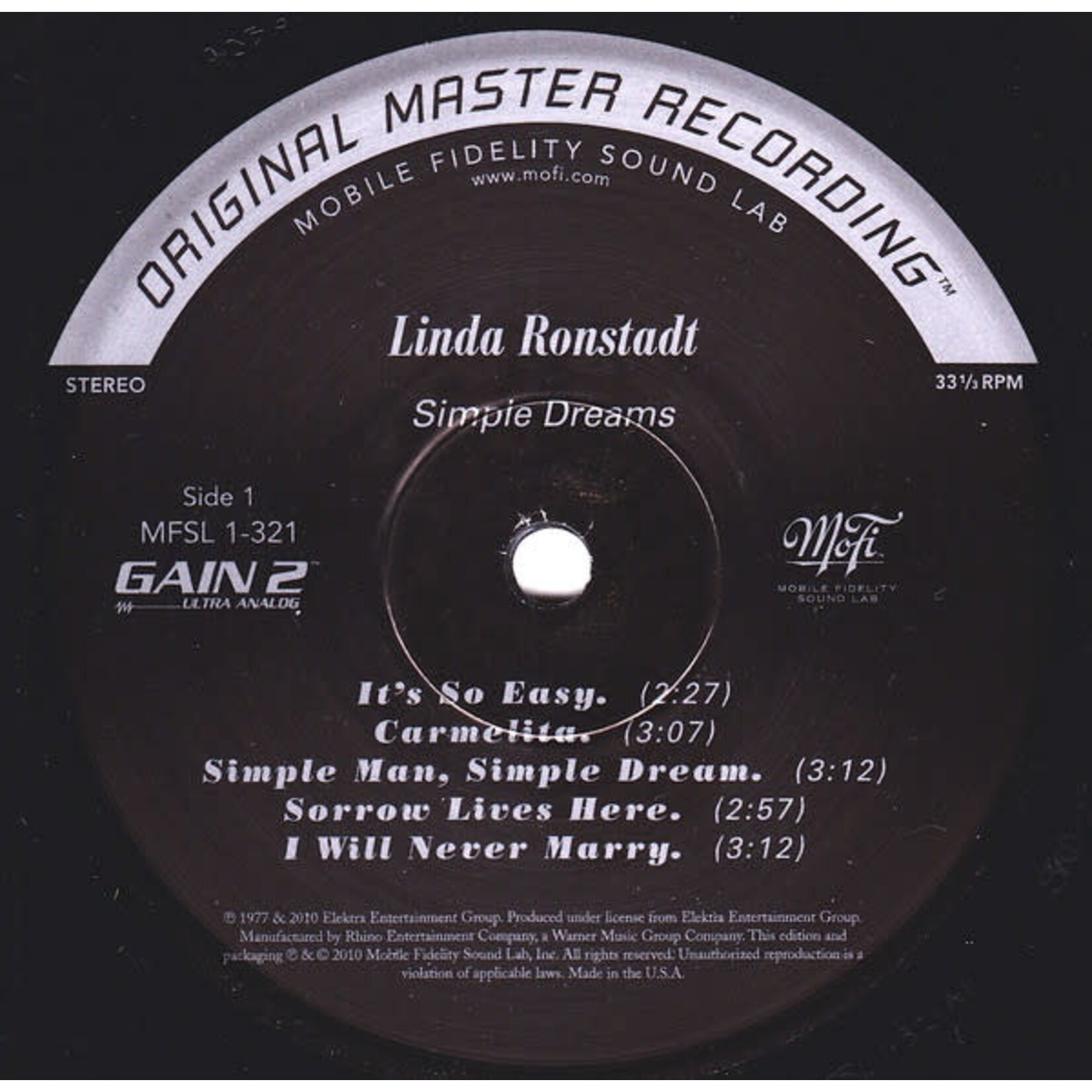 [Kollectible Vinyl] Ronstadt, Linda: Simple Dreams [KOLLECTIBLES}