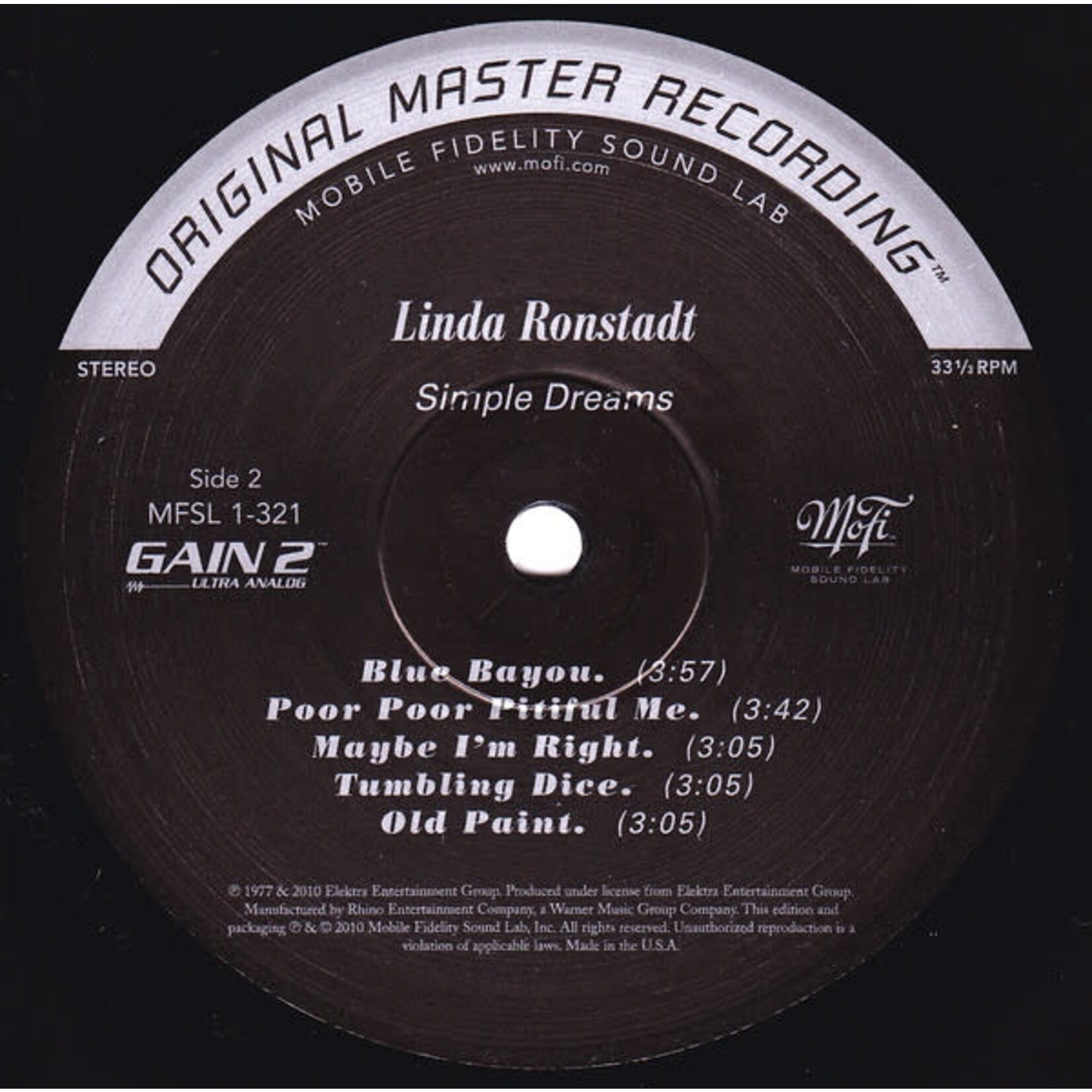 [Kollectible Vinyl] Ronstadt, Linda: Simple Dreams [KOLLECTIBLES}