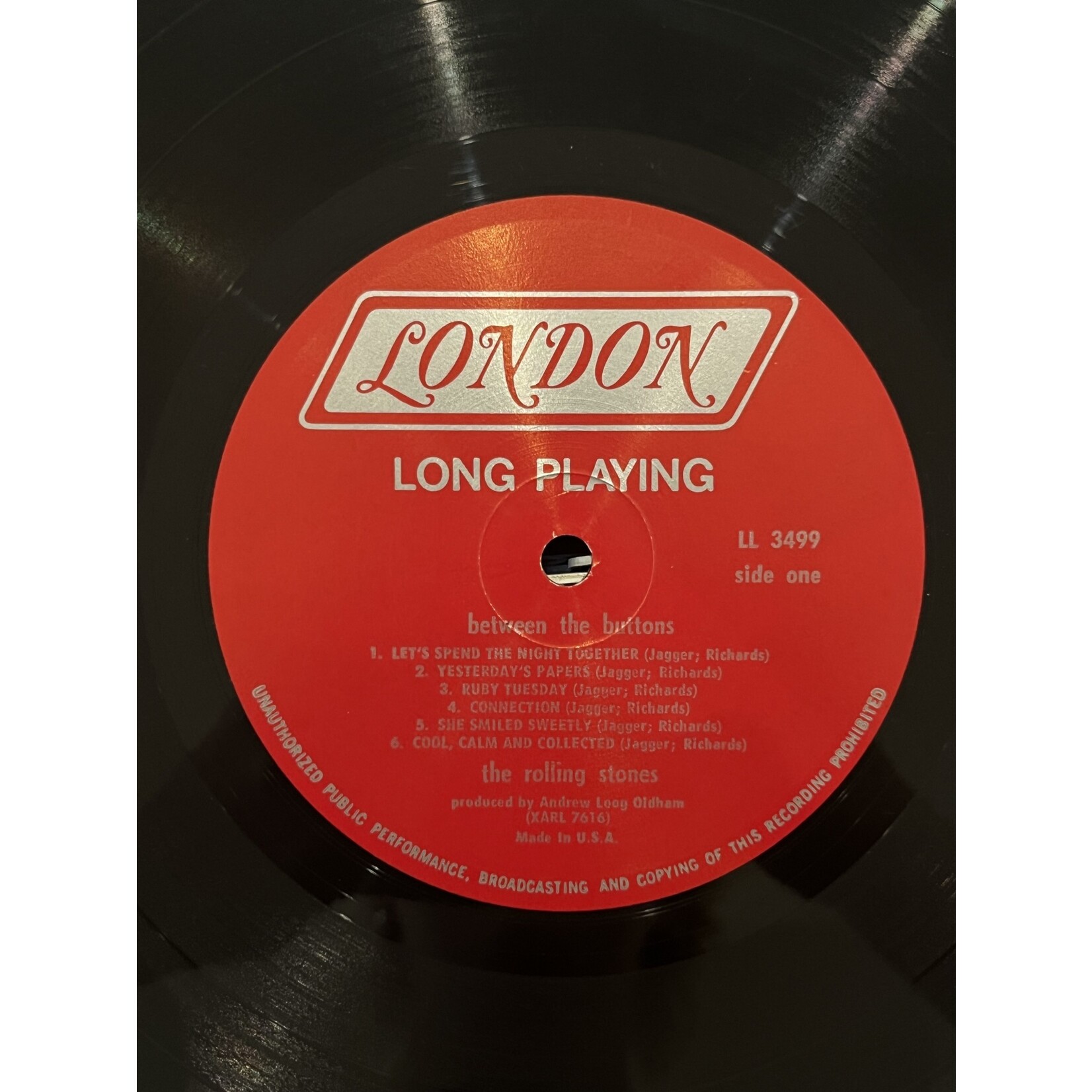 [Kollectible Vinyl] The Rolling Stones: Between The Buttons (1967, USA, MONO, VG+) [LONDON]