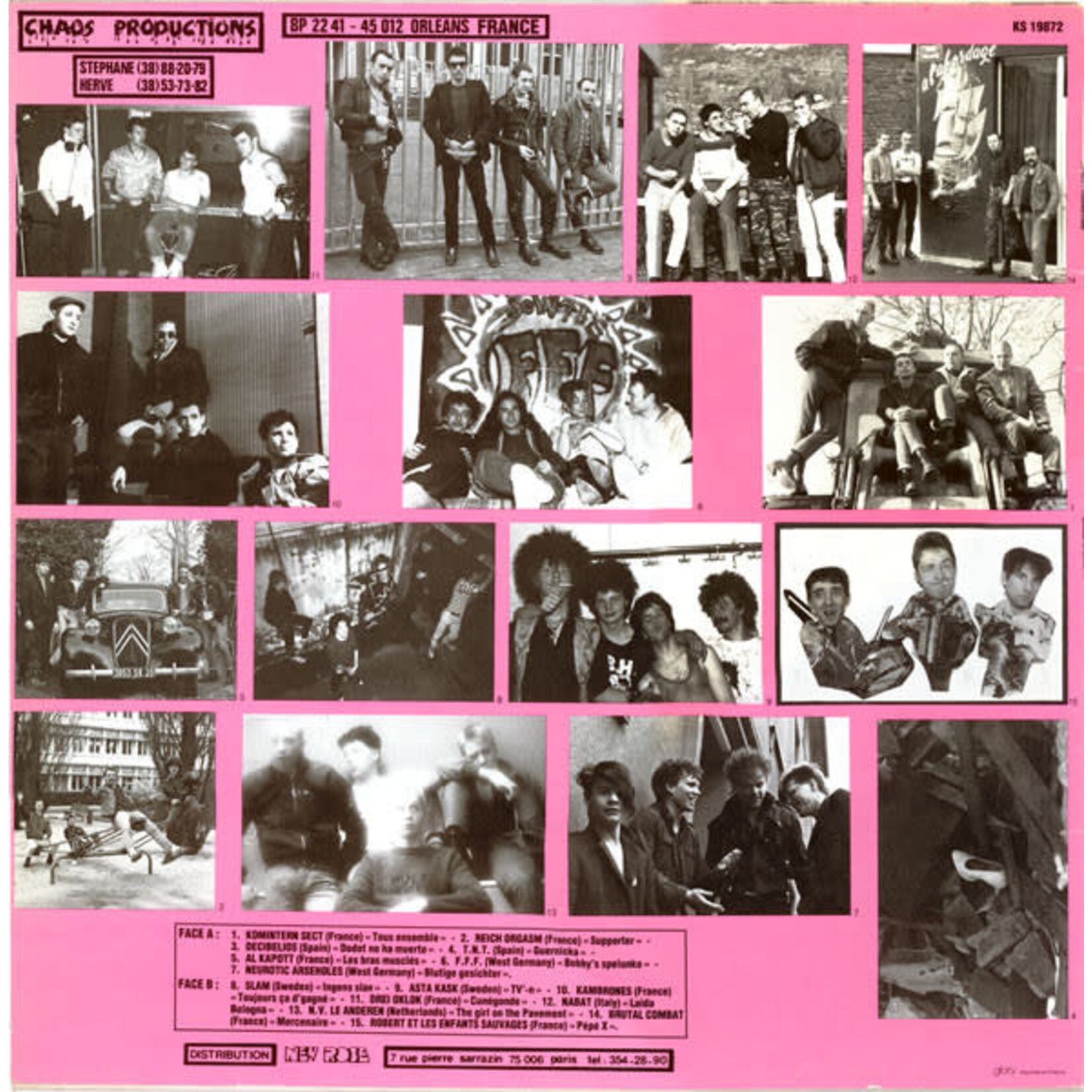 [Kollectible Vinyl] Various Artists: Chaos In Europe [KOLLECTIBLES]