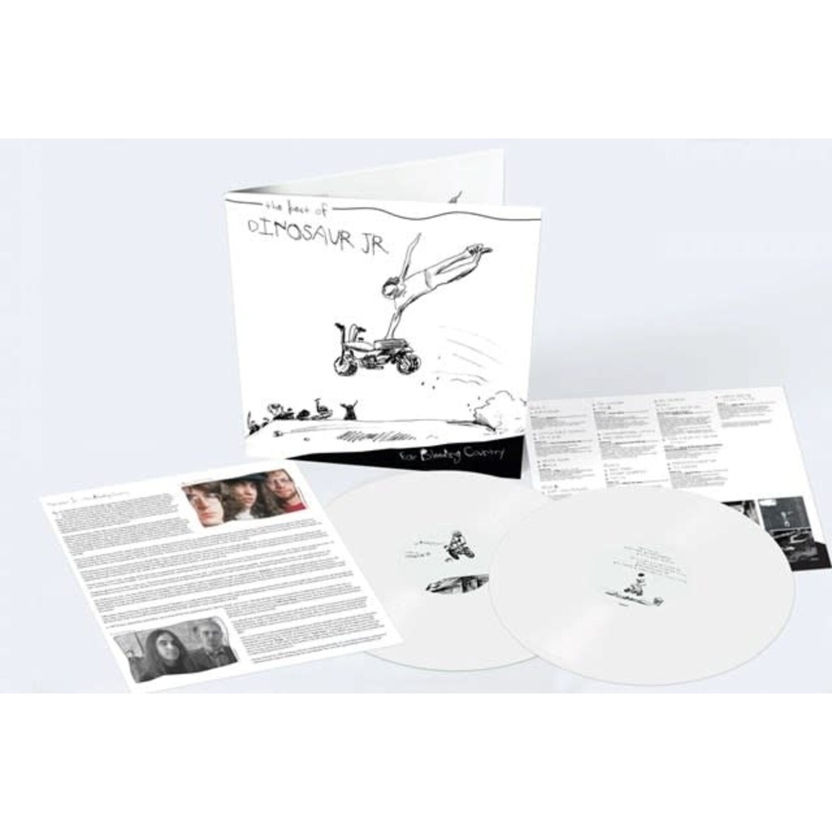 [New] Dinosaur Jr.: Ear Bleeding Country (2LP, black-on-white splatter vinyl) [CHERRY RED]