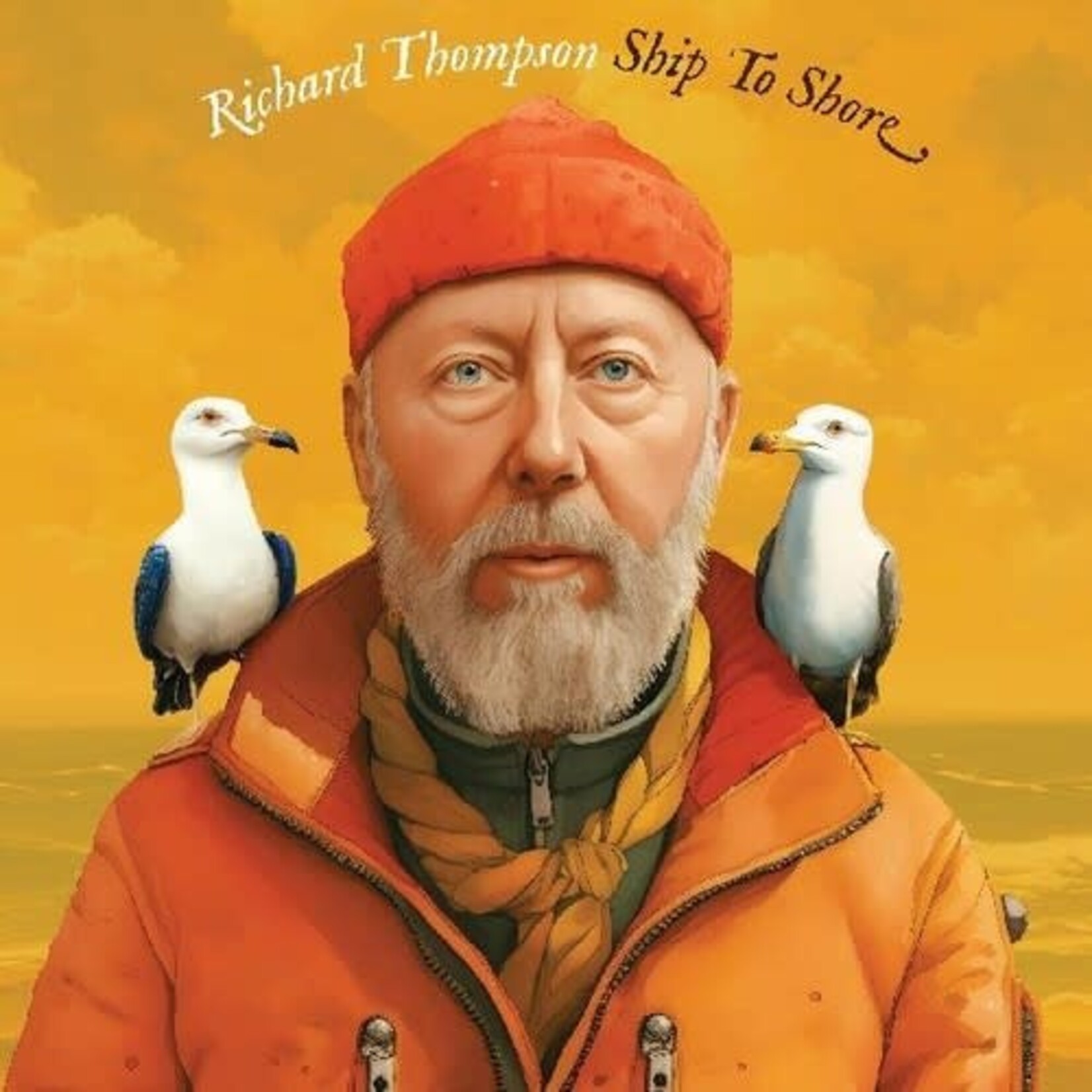 [New] Thompson, Richard: Ship To Shore (Indie Exclusive, marbled yellow vinyl) [NEW WEST]