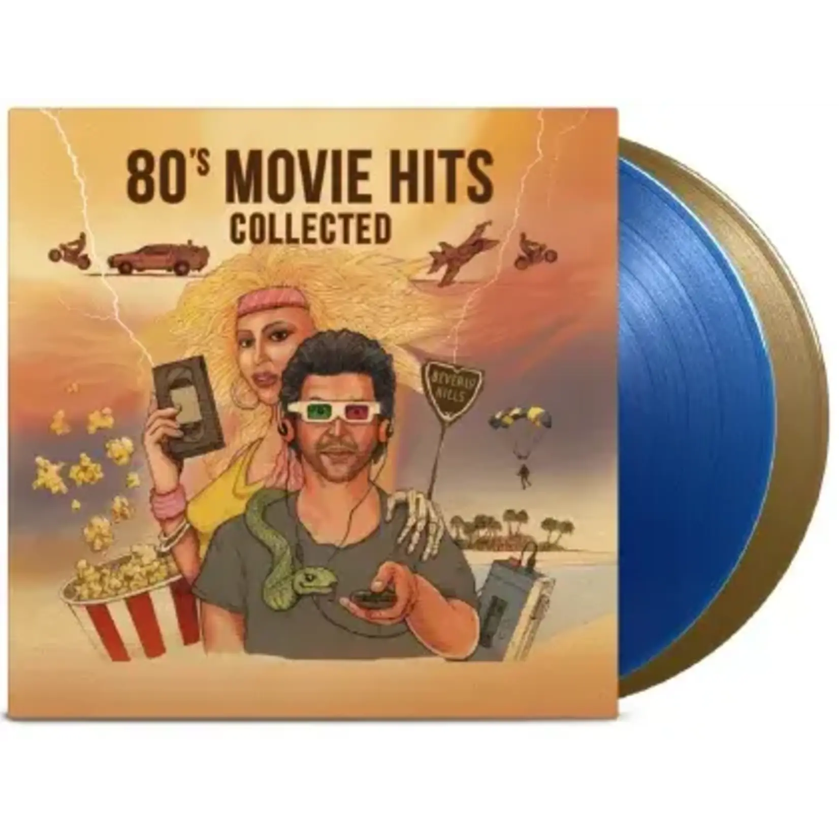 [New Vinyl] Various Artists: 80s Movie Hits Collected (2LP, blue & gold vinyl) [MUSIC ON VINYL]