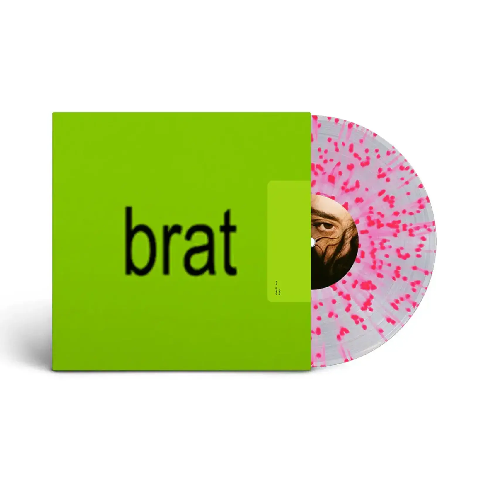 [New] [Out of Print] Charli XCX: Brat (clear pink splatter vinyl, indie exclusive) [ATLANTIC]