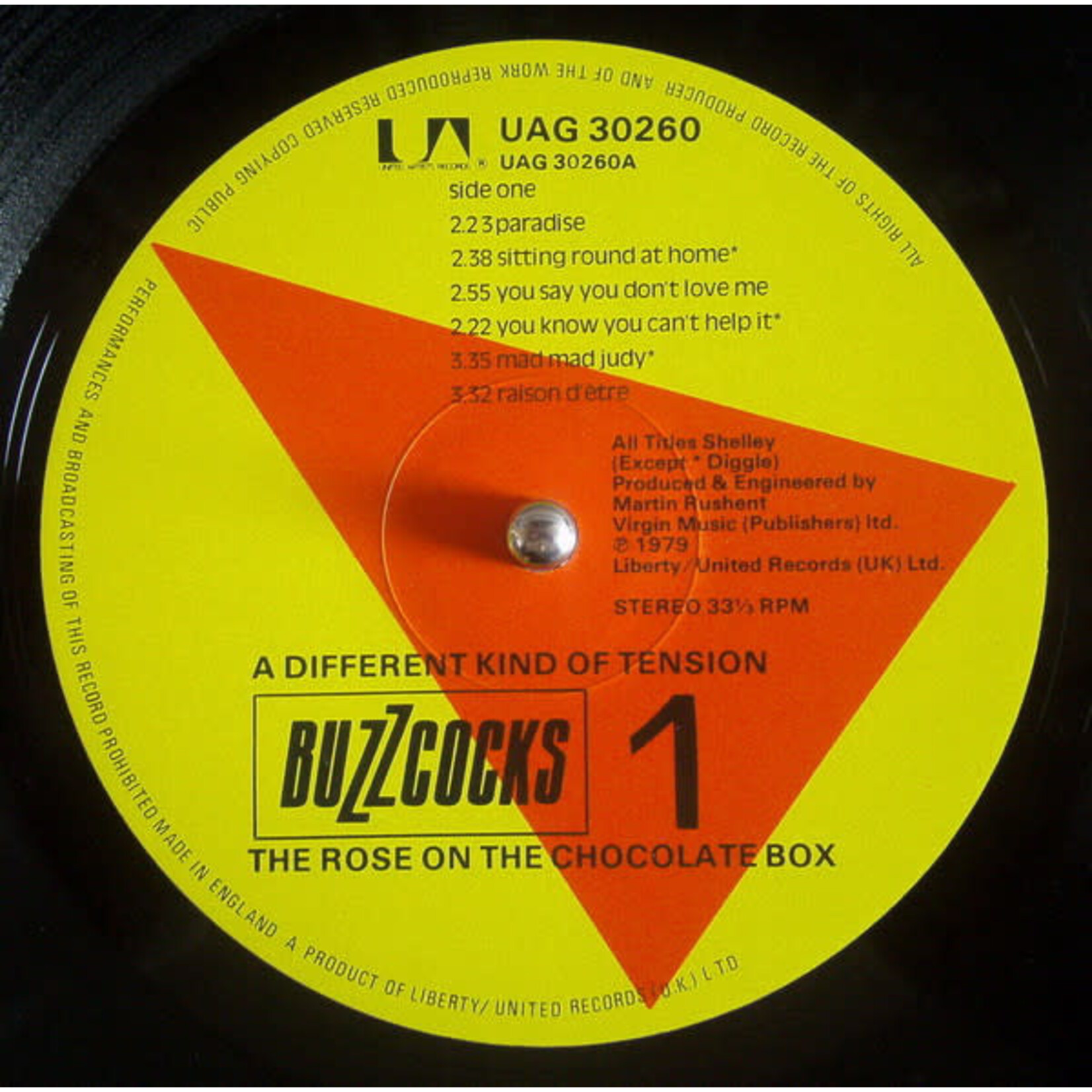 [Kollectible Vinyl] Buzzcocks: A Different Kind Of Tension [KOLLECTIBLES]