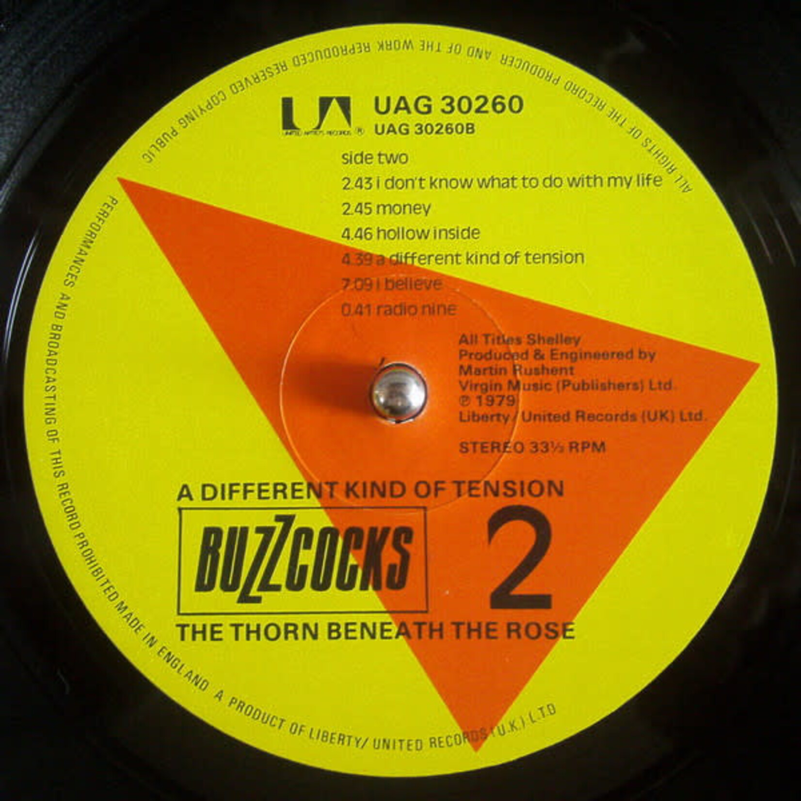 [Kollectible Vinyl] Buzzcocks: A Different Kind Of Tension [KOLLECTIBLES]