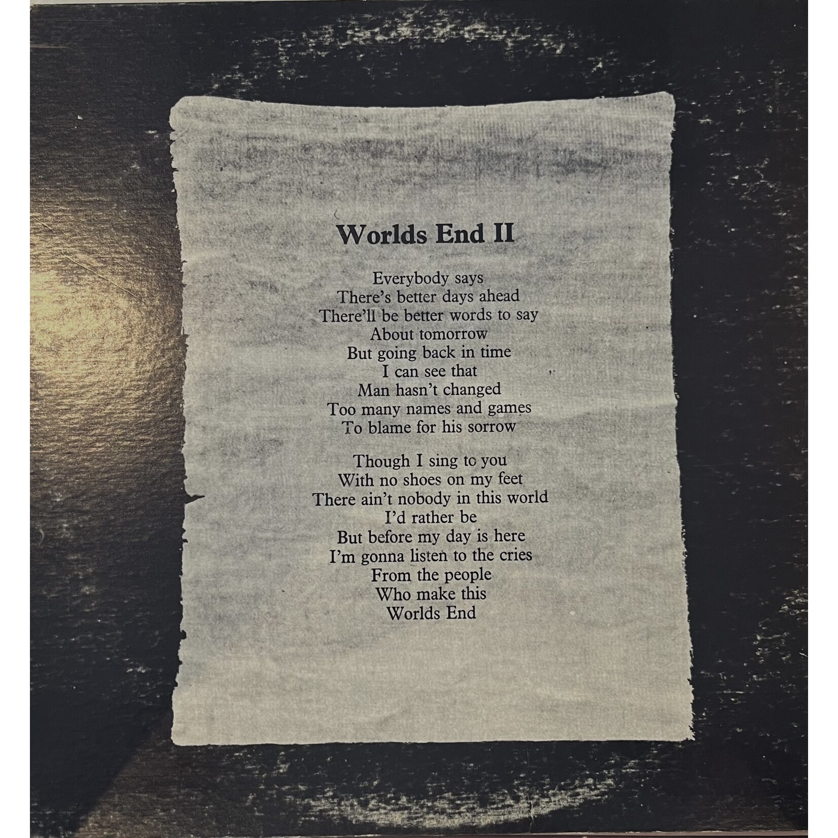 [Kollectible Vinyl] Andwella: World's End [KOLLECTIBLES]