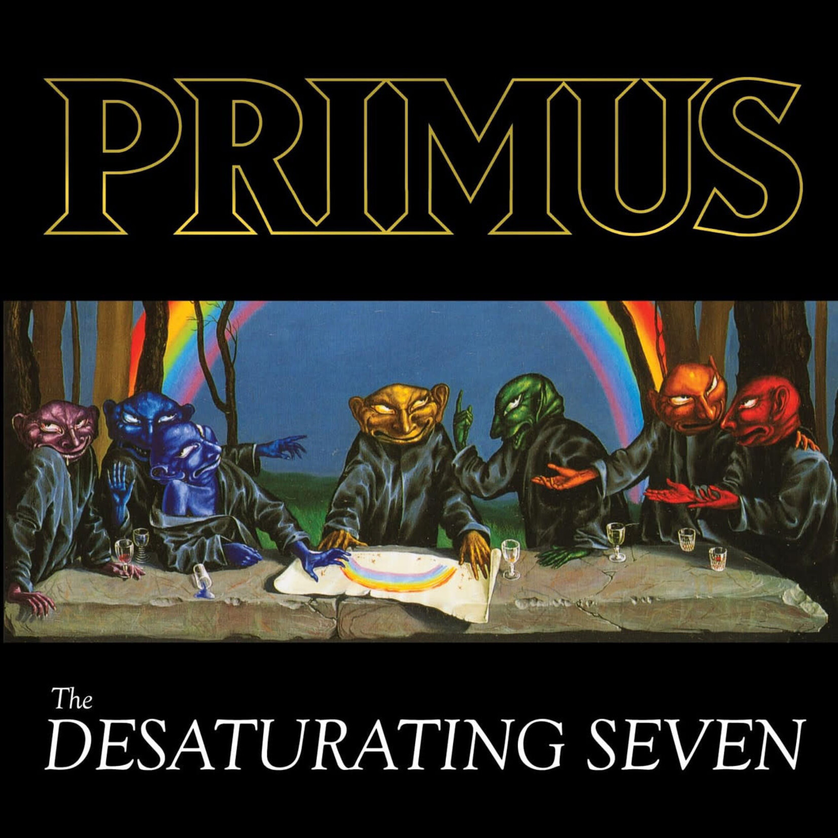 [New Vinyl] Primus: The Desaturating Seven (7 year edition, midnight rainbow vinyl) [ATO]