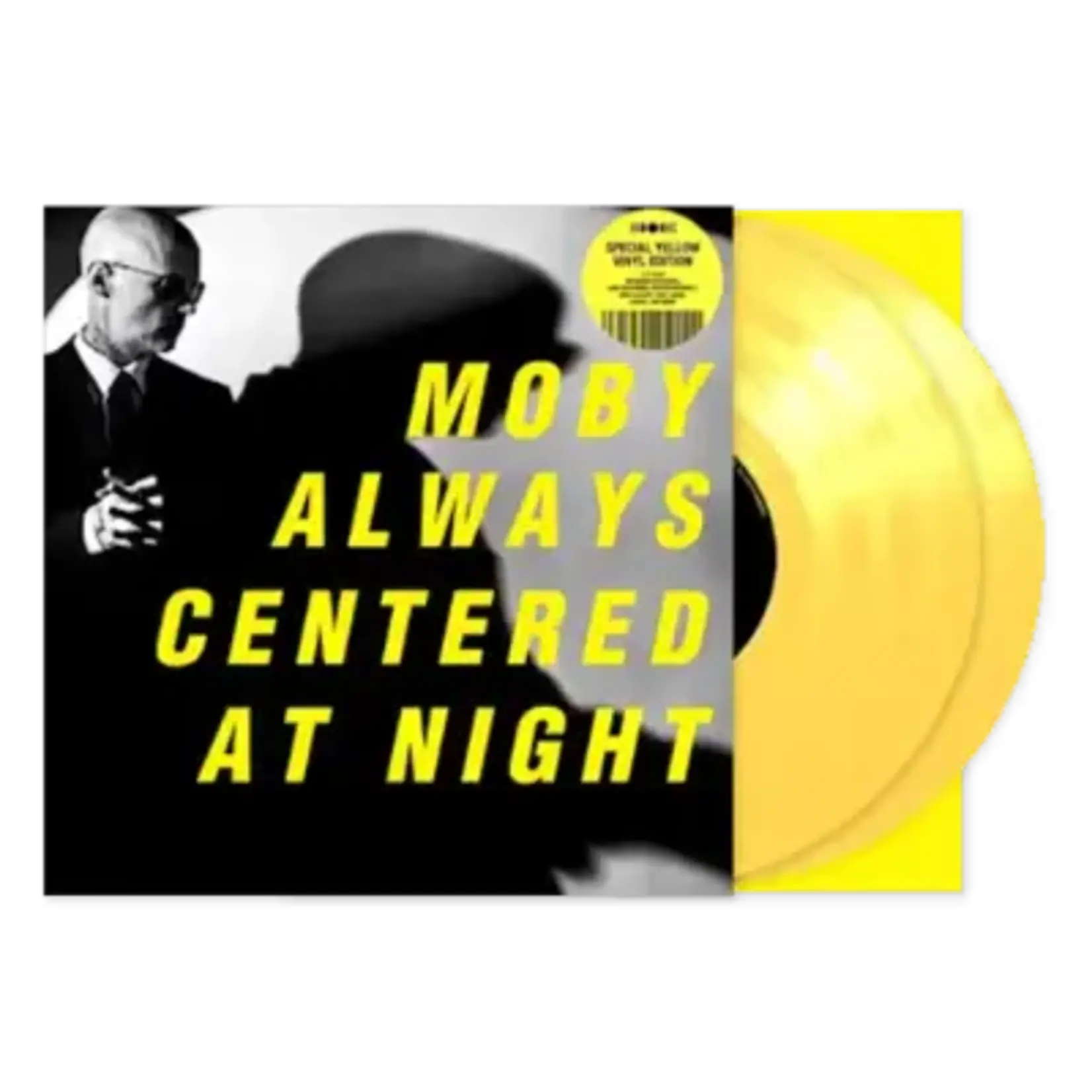 [New Vinyl] Moby: always centered at night (2LP, yellow vinyl, indie exclusive) [MUTE]