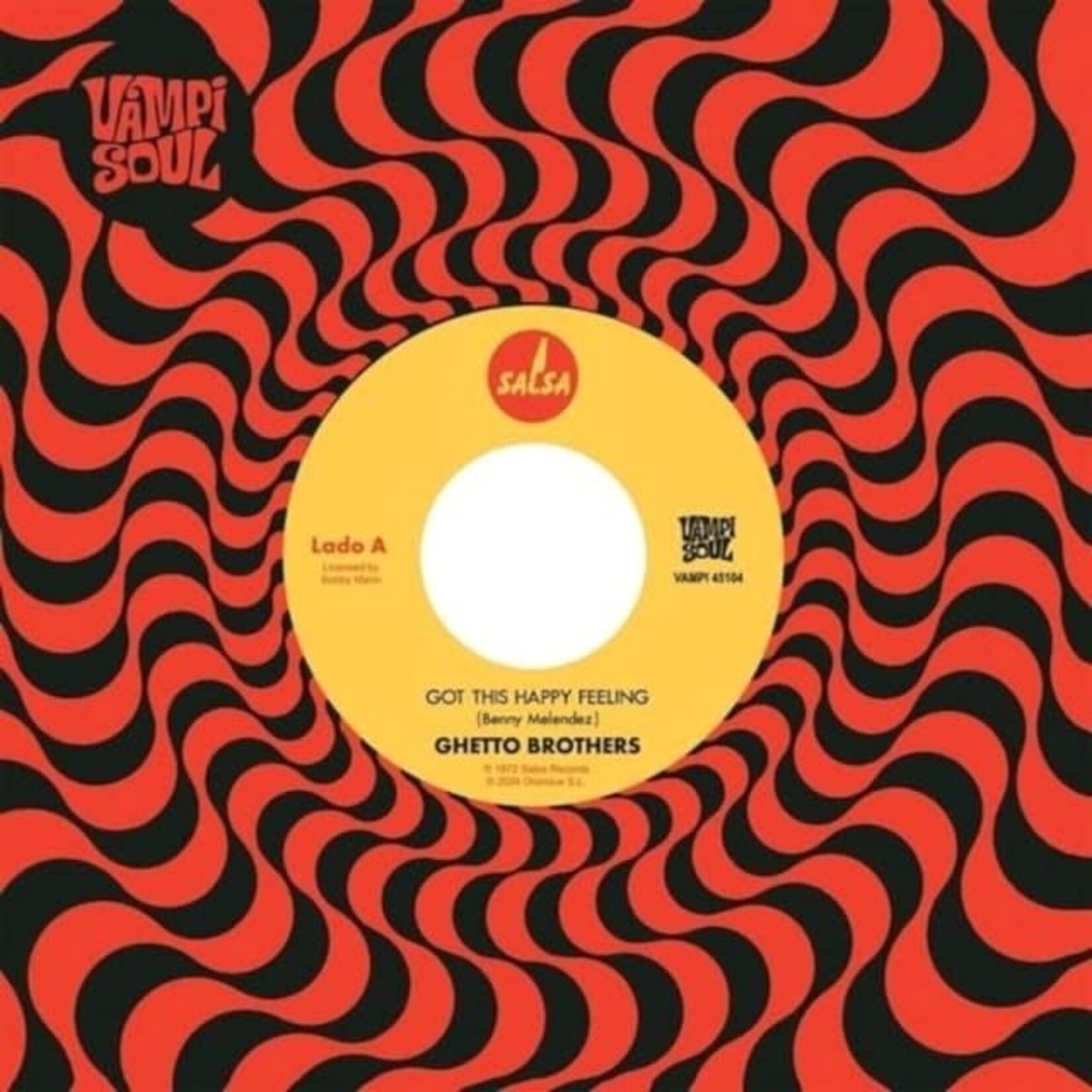 [New Vinyl] Ghetto Brothers: Got This Happy Feeling b/w Girl From the Mountain (7") [VAMPI SOUL]