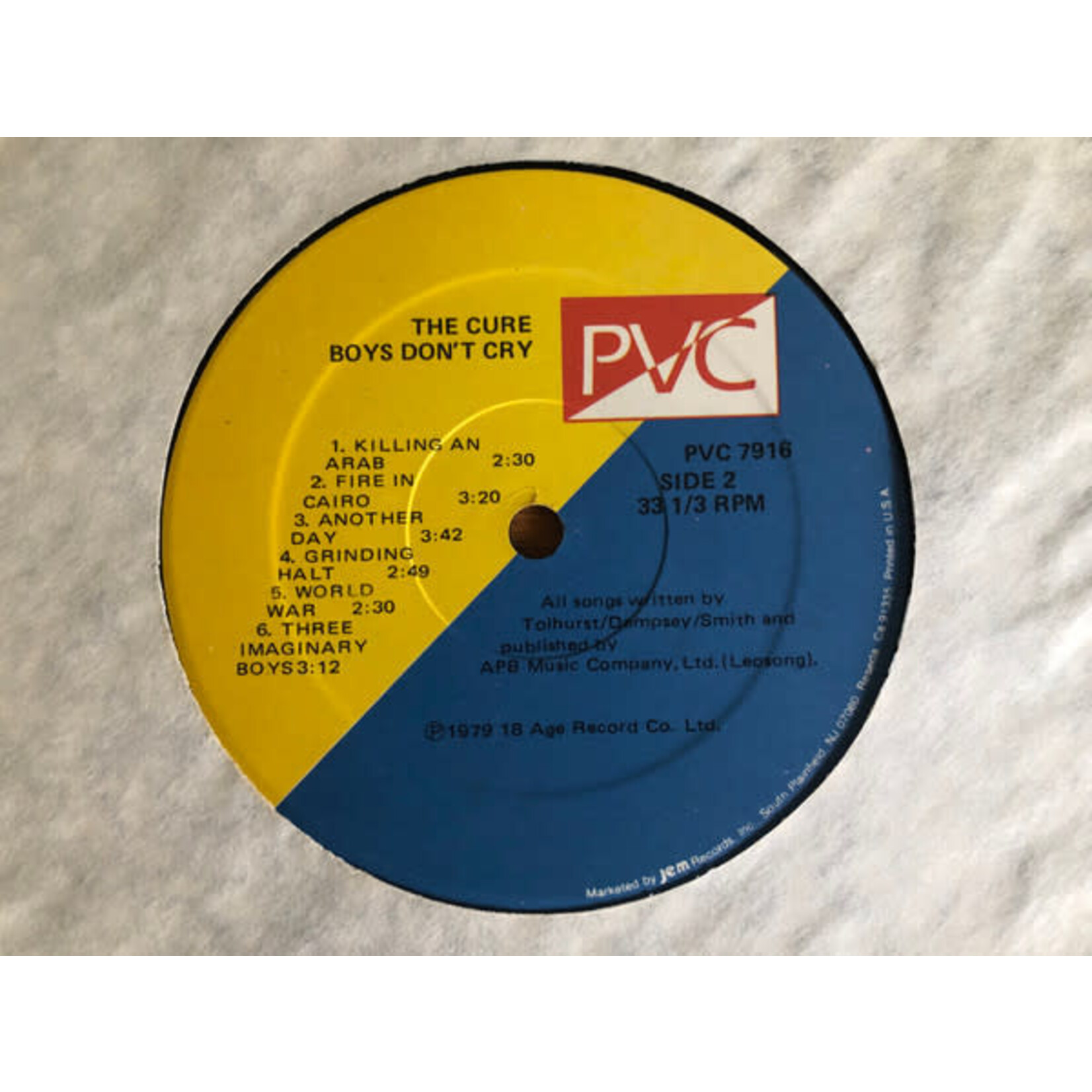 [Kollectible Vinyl] Cure, The: Boys Don't Cry [KOLLECTIBLES]
