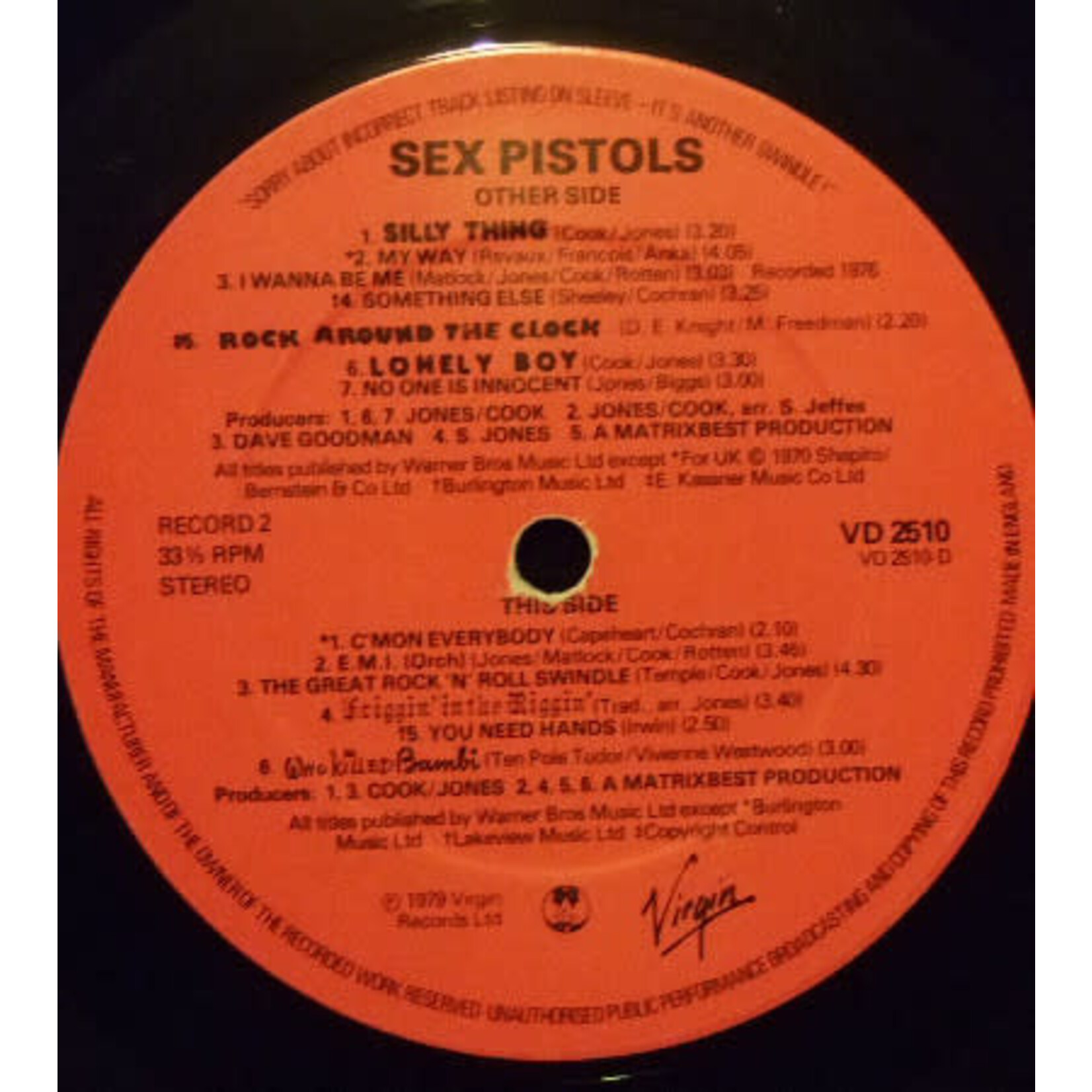 [Kollectible Vinyl] Sex Pistols: The Great Rock 'N' Roll Swindle OST [KOLLECTIBLES]