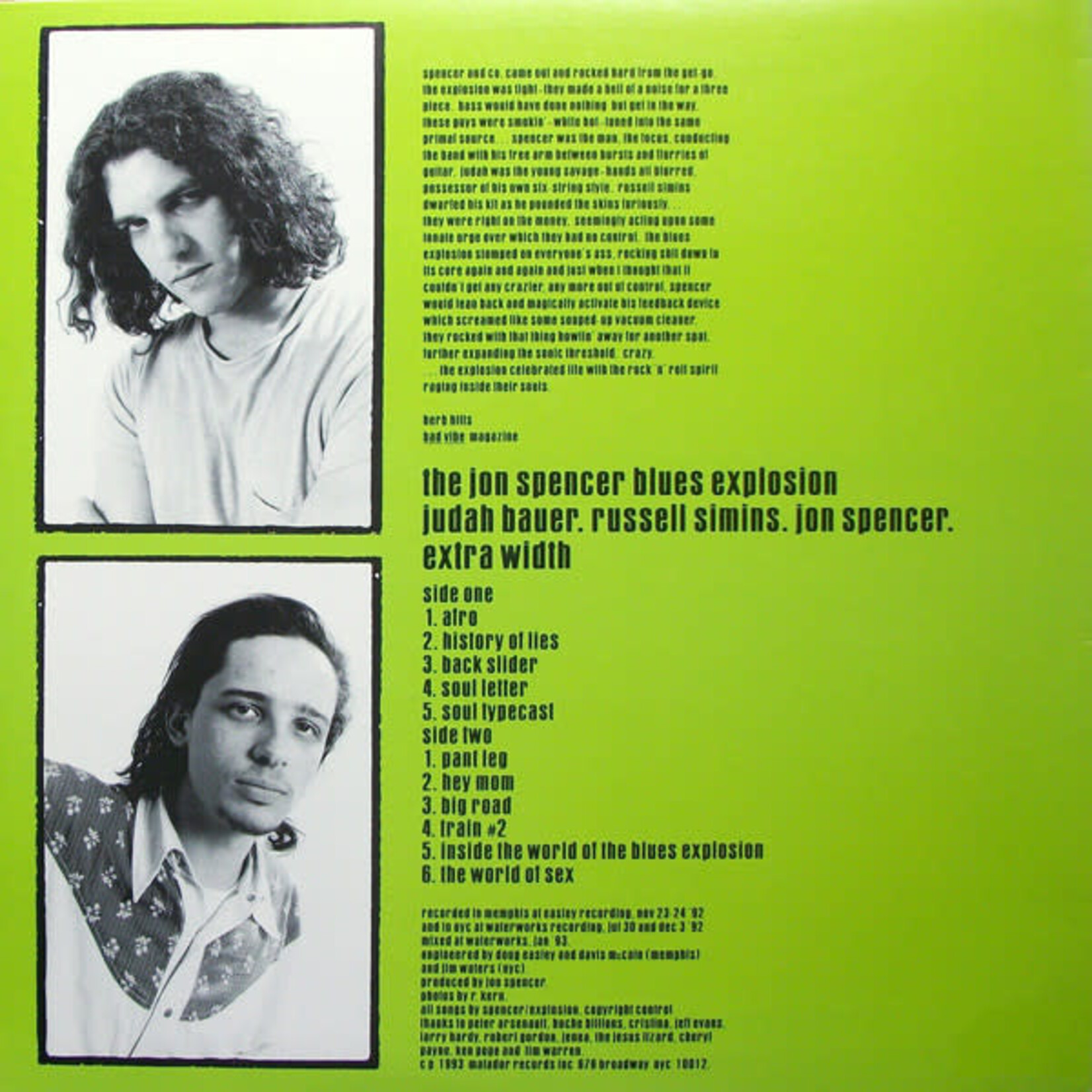 [Kollectible Vinyl] Blues Explosion: Extra Width [KOLLECTIBLES]