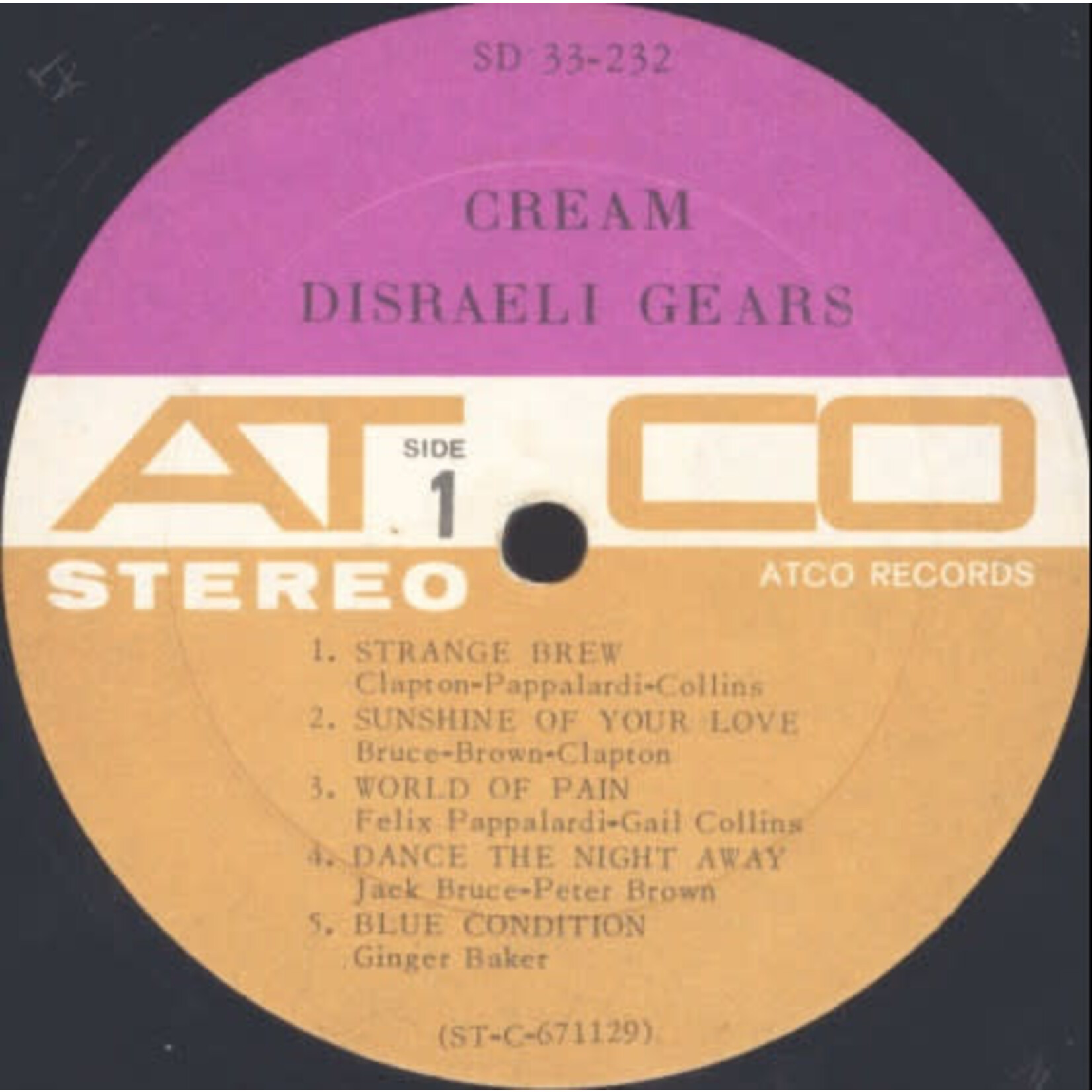 [Kollectible Vinyl] Cream: Disreali Gears [KOLLECTIBLES]