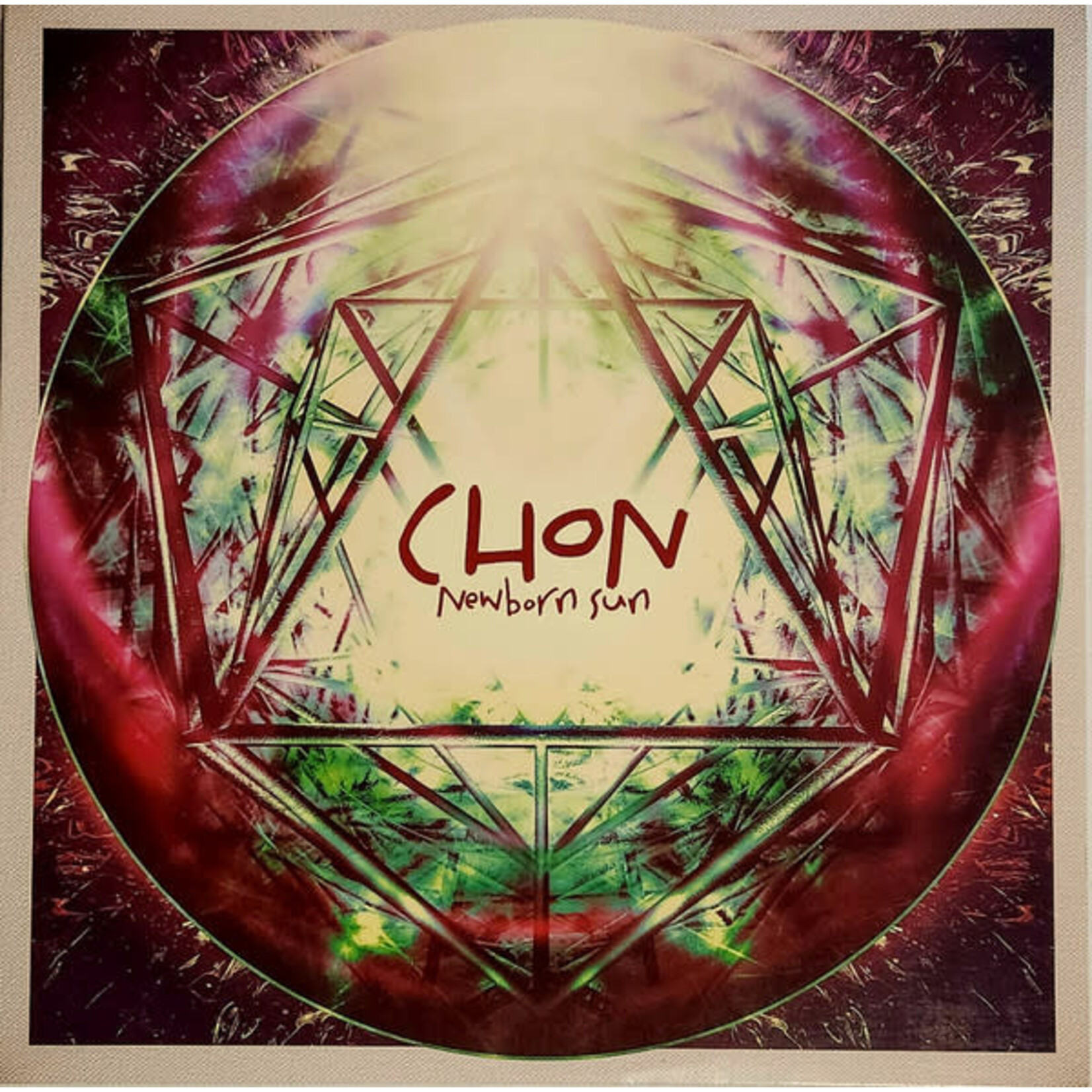 [Kollectible Vinyl] CHON: Newborn Sun (2011, USA, 12" EP, Coke Bottle Green, VG+)