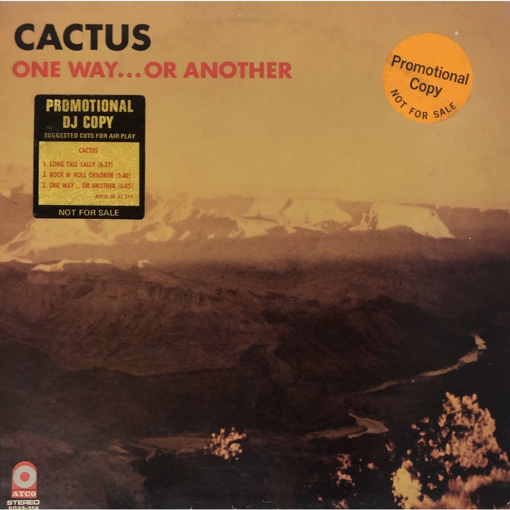 [Kollectible Vinyl] Cactus: One Way...Or Another [KOLLECTIBLE]
