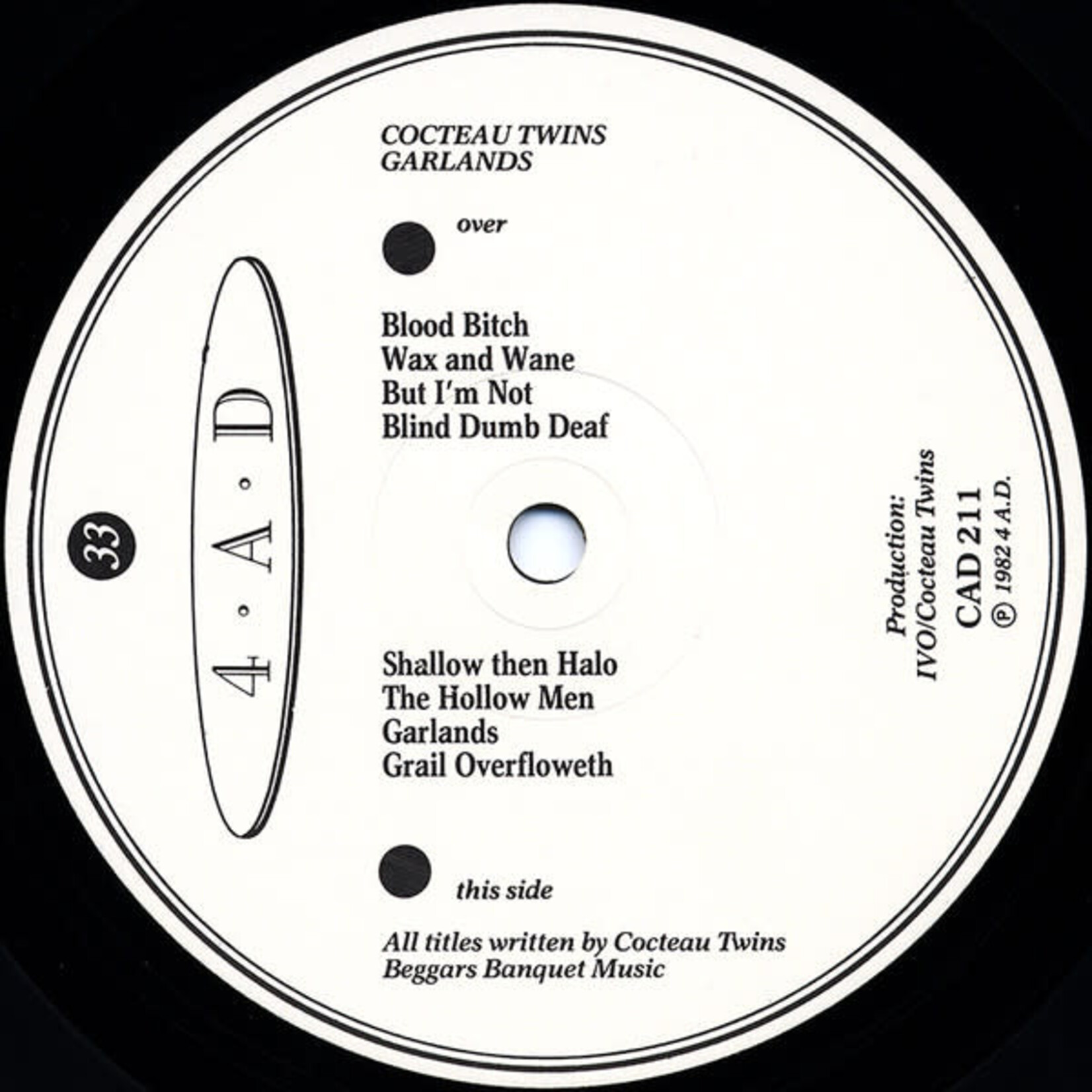 [Kollectible Vinyl] Cocteau Twins: Garlands [KOLLECTIBLES]