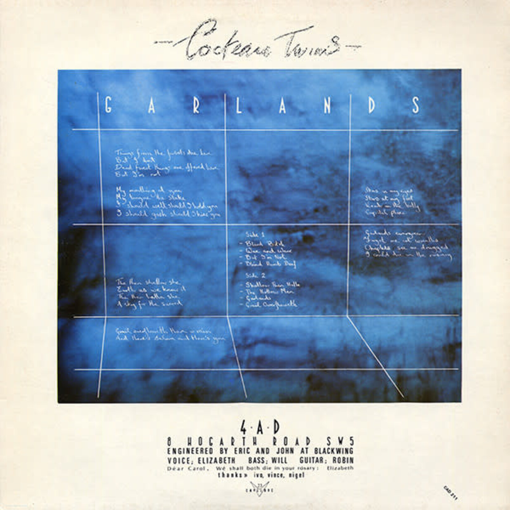 [Kollectible Vinyl] Cocteau Twins: Garlands [KOLLECTIBLES]