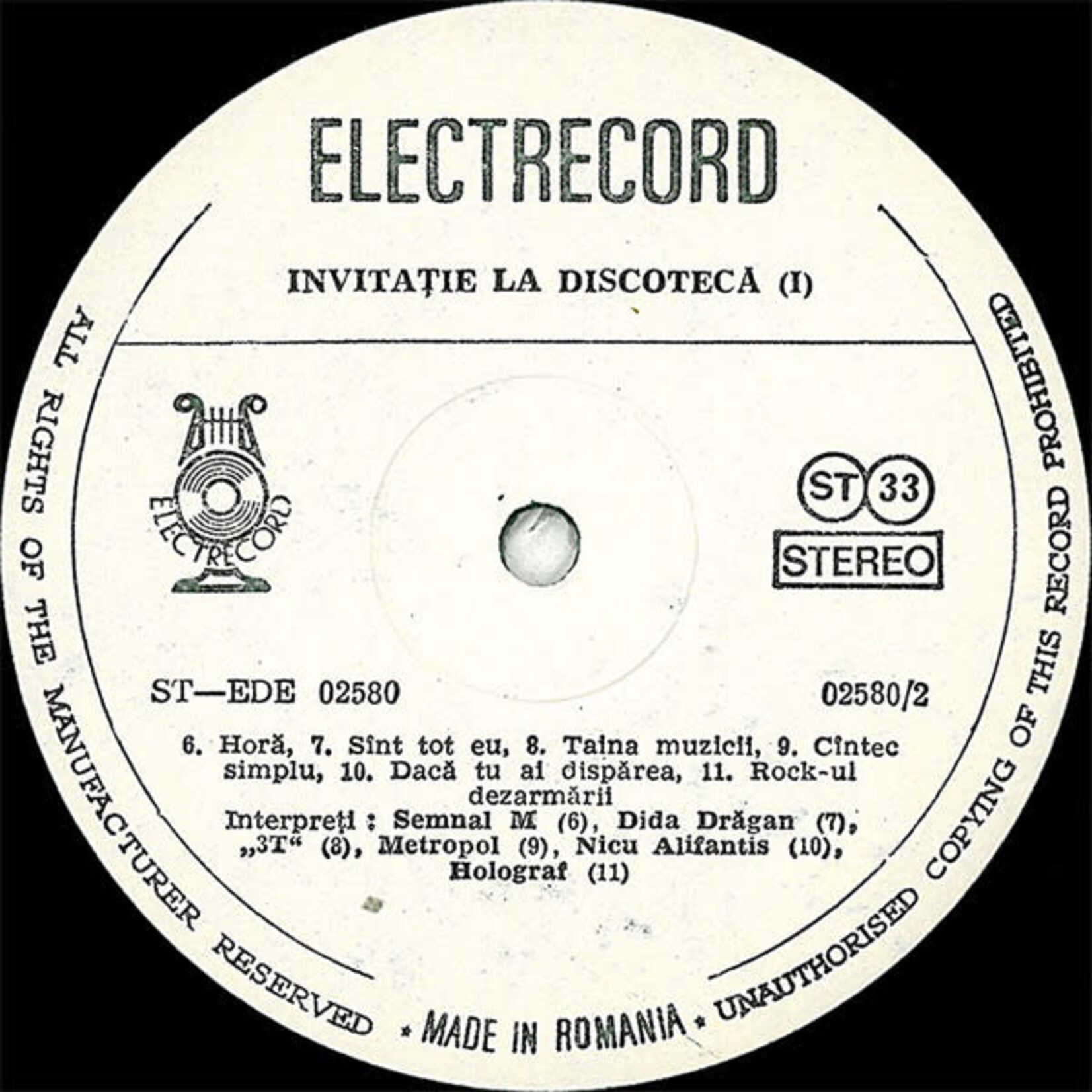 [Kollectible Vinyl] Various Artists: Invitație La Discotecă 1 - Muzică De Dans [KOLLECTIBLES]