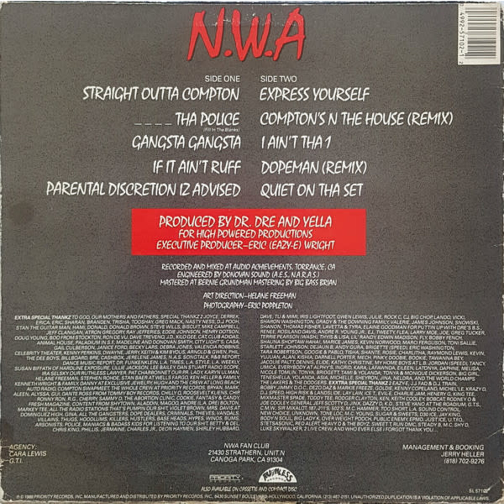 [Kollectible Vinyl] N.W.A: Straight Outta Compton [KOLLECTIBLES]