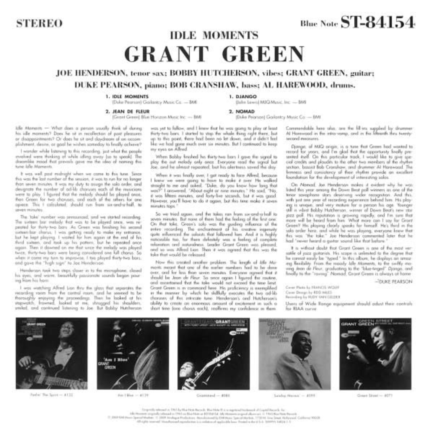 [Kollectible Vinyl] Green, Grant: Idle Moments [KOLLECTIBLES]