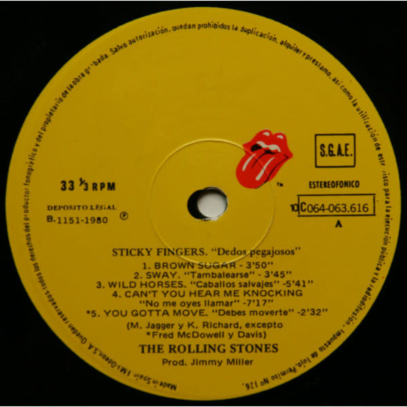 [Kollectible Vinyl] Rolling Stones: Sticky Fingers (Dedos Pegajosos) [KOLLECTIBLES]