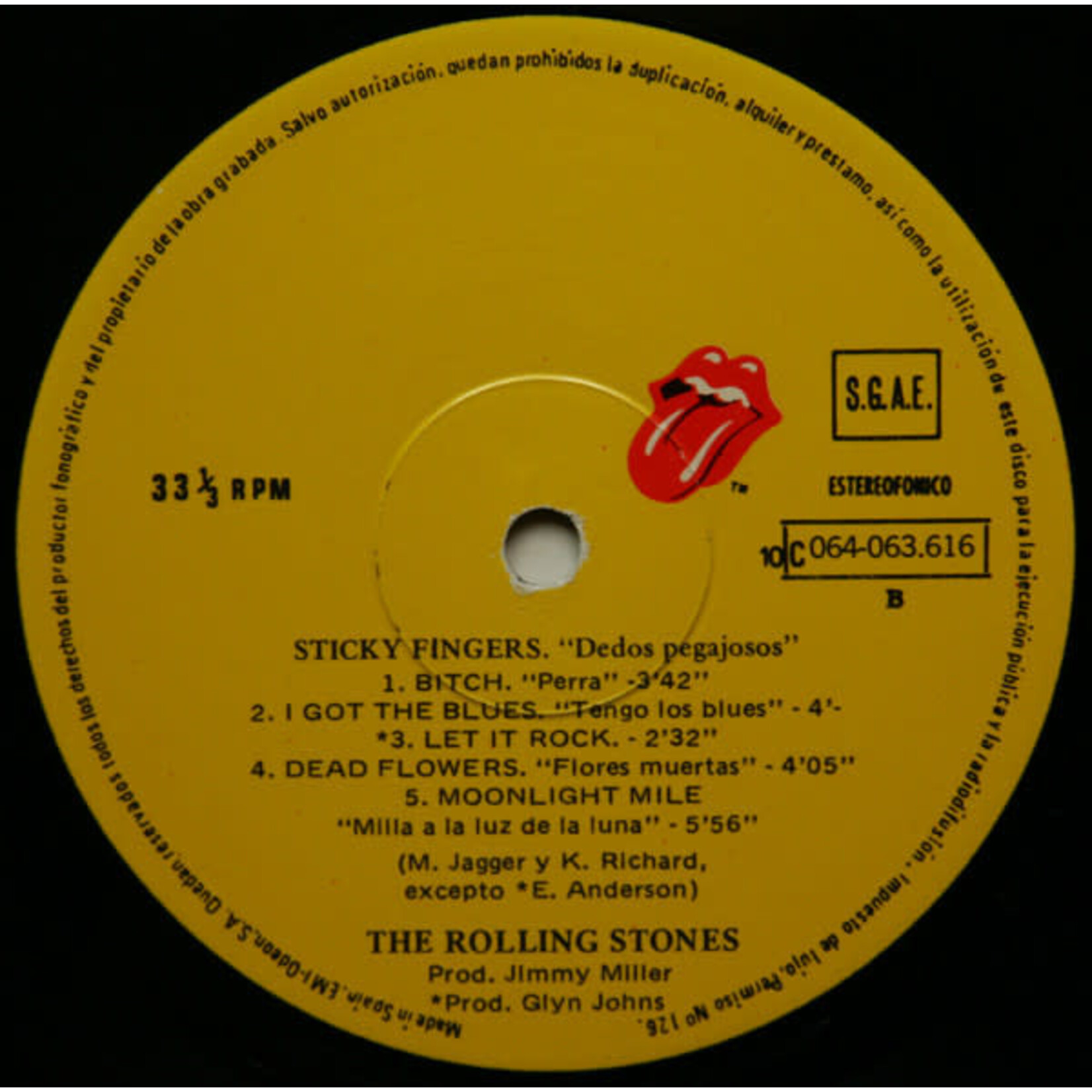 [Kollectible Vinyl] Rolling Stones: Sticky Fingers (Dedos Pegajosos) [KOLLECTIBLES]
