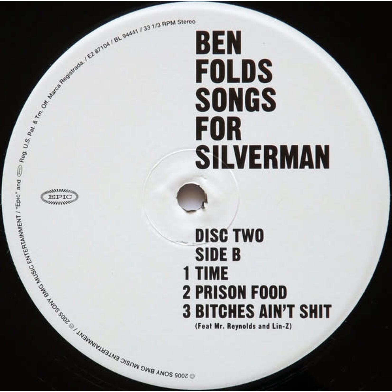 [Kollectible Vinyl] Folds, Ben: Songs For Silverman [KOLLECTIBLE]