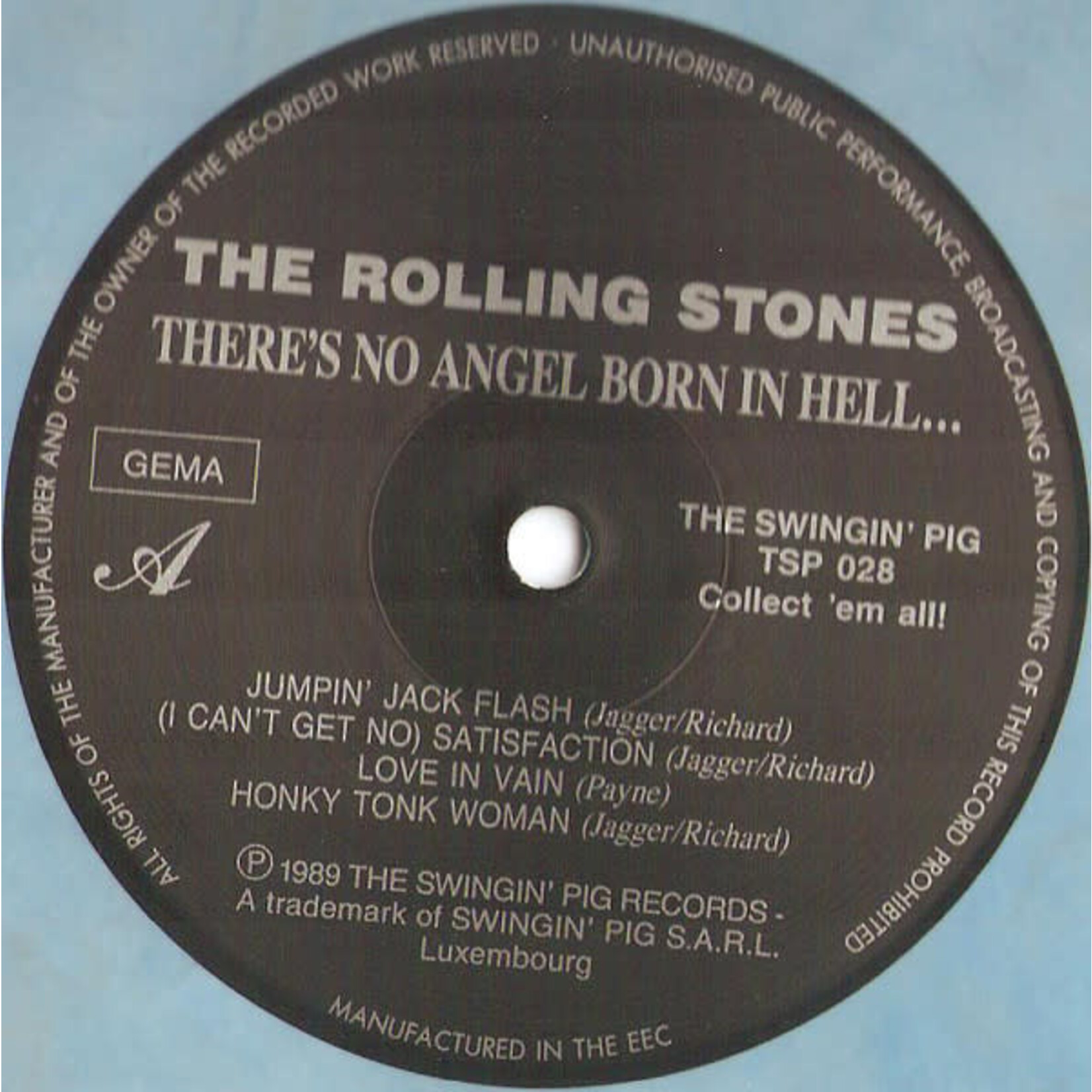 [Kollectible Vinyl] Rolling Stones: There's No Angel Born In Hell... [KOLLECTIBLES]