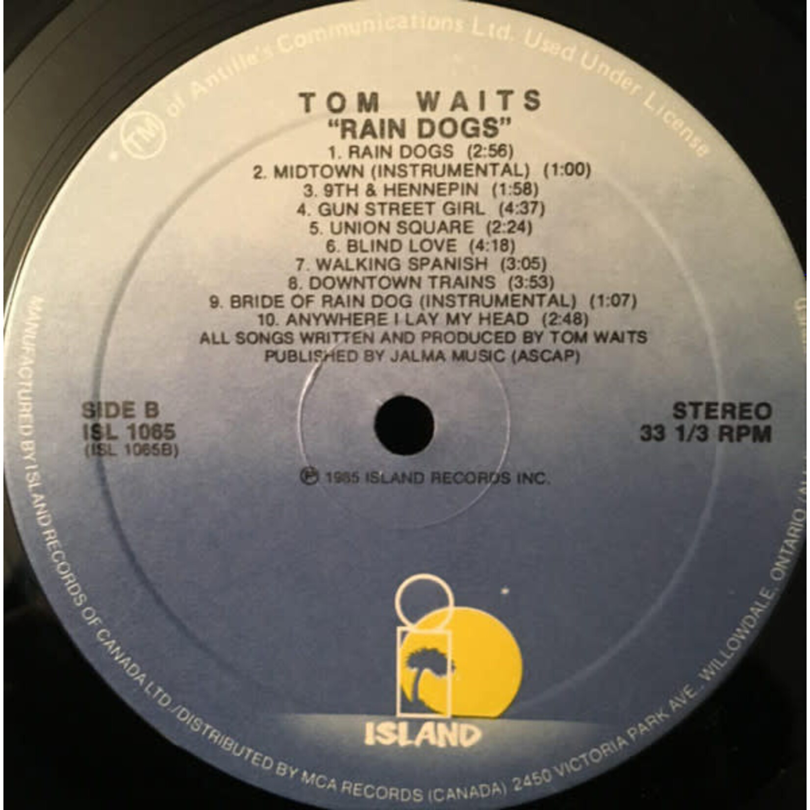 [Kollectible Vinyl] Waits, Tom: Rain Dogs [KOLLECTIBLE]