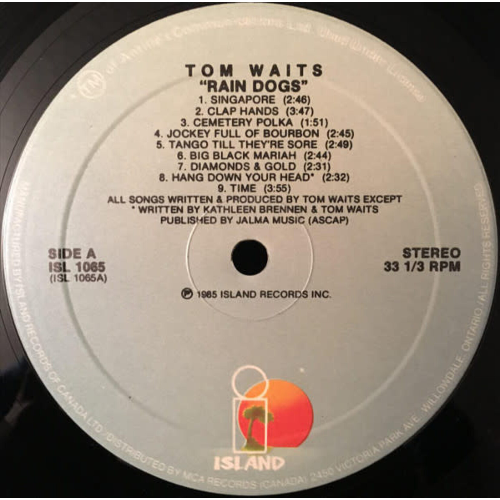 [Kollectible Vinyl] Waits, Tom: Rain Dogs [KOLLECTIBLE]