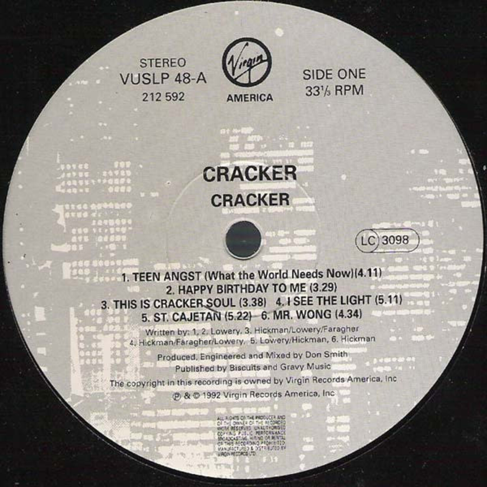 [Kollectible Vinyl] Cracker: Self-Titled [KOLLECTIBLE]