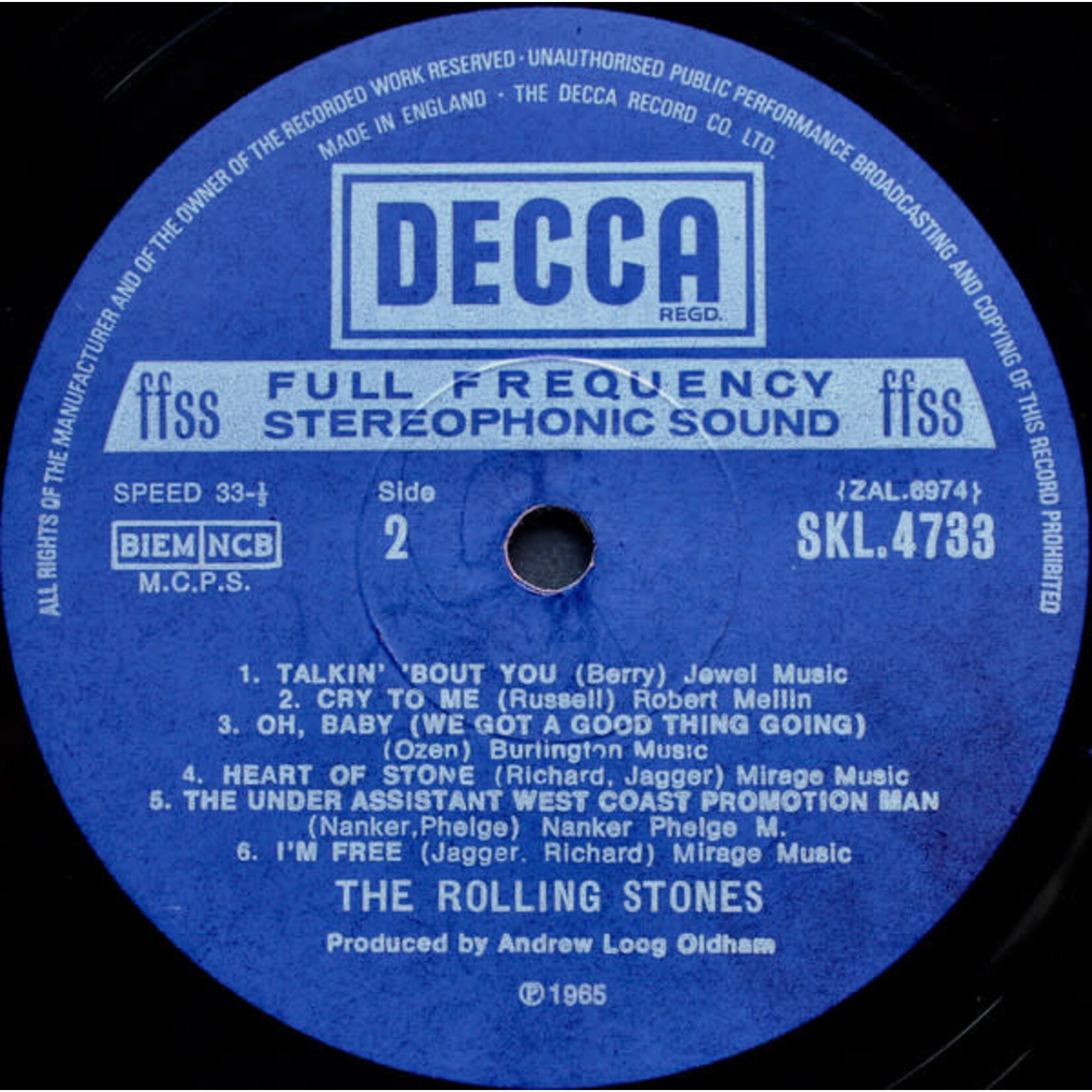 [Kollectible Vinyl] Rolling Stones: Out of Our Heads [KOLLECTIBLE]