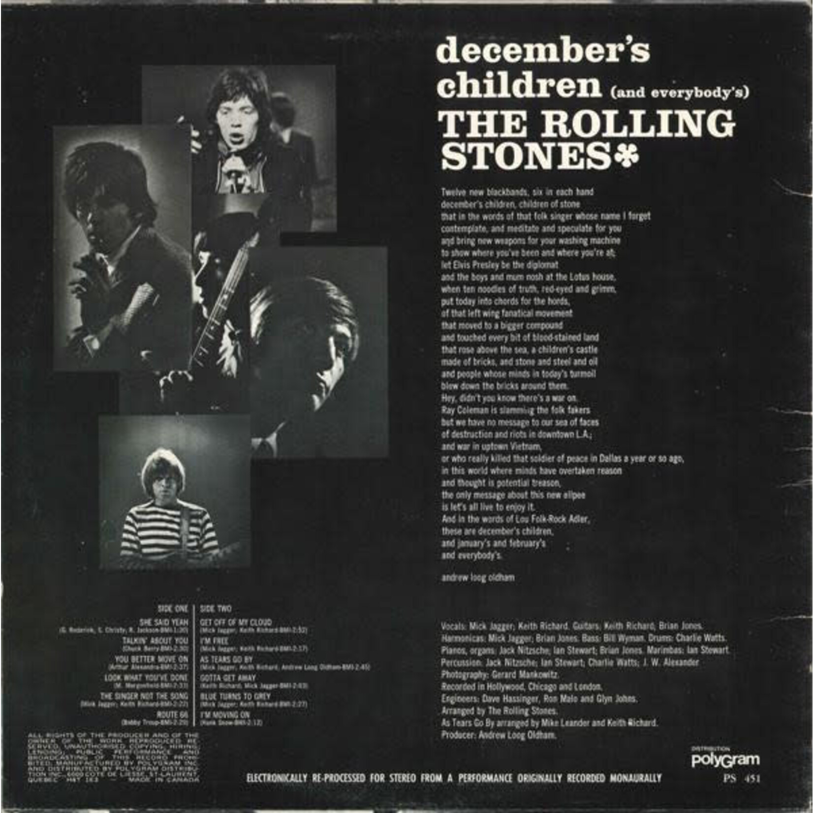 [Kollectible Vinyl] Rolling Stones: December's Children (And Everybody's) [KOLLECTIBLE]