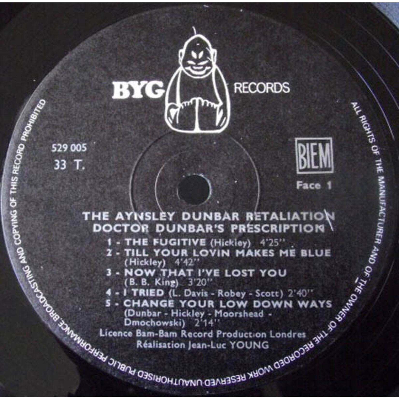 [Kollectible Vinyl] Aynsley Dunbar Retaliation: Doctor Dunbar's Prescription [KOLLECTIBLE]