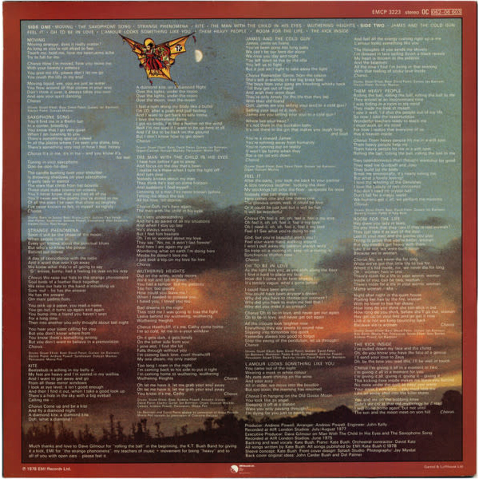 [Kollectible Vinyl] Bush, Kate: The Kick Inside [KOLLECTIBLE]