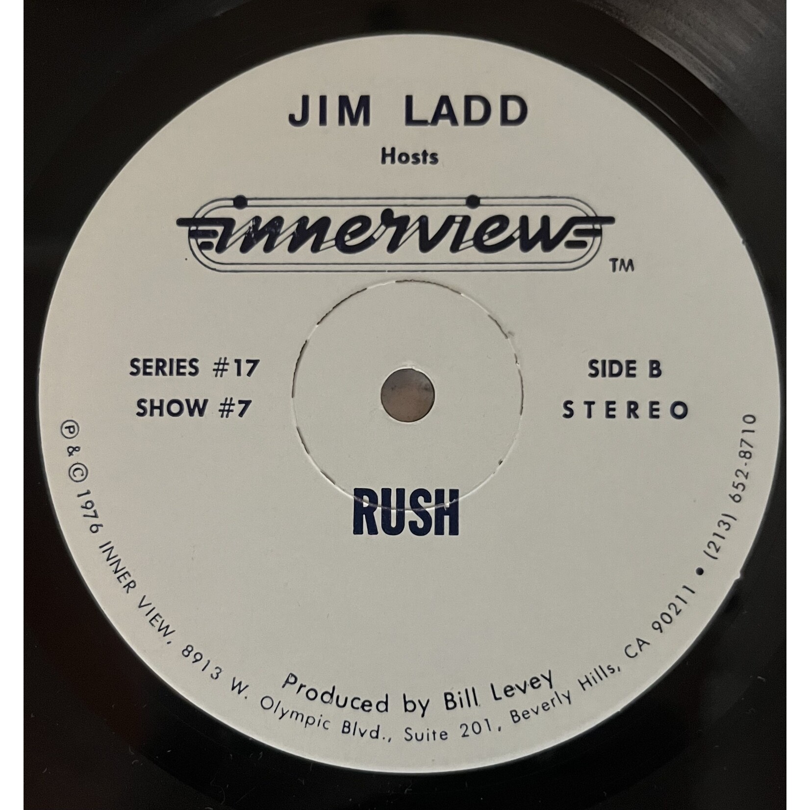 [Kollectible Vinyl] Rush: Jim Ladd Hosts Innerview - Rush (1980, USA, Rush Interview, VG+)  [INNERVIEW]