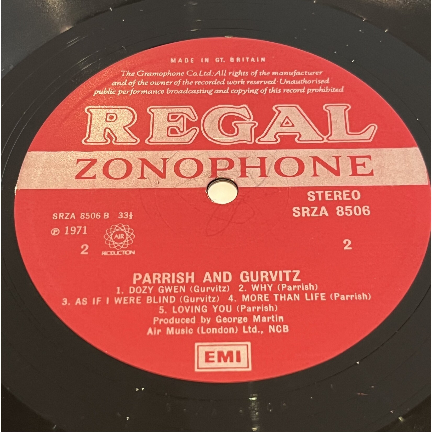 [Kollectible Vinyl] Parrish & Gurvitz: Parrish & Gurvitz [KOLLECTIBLE]