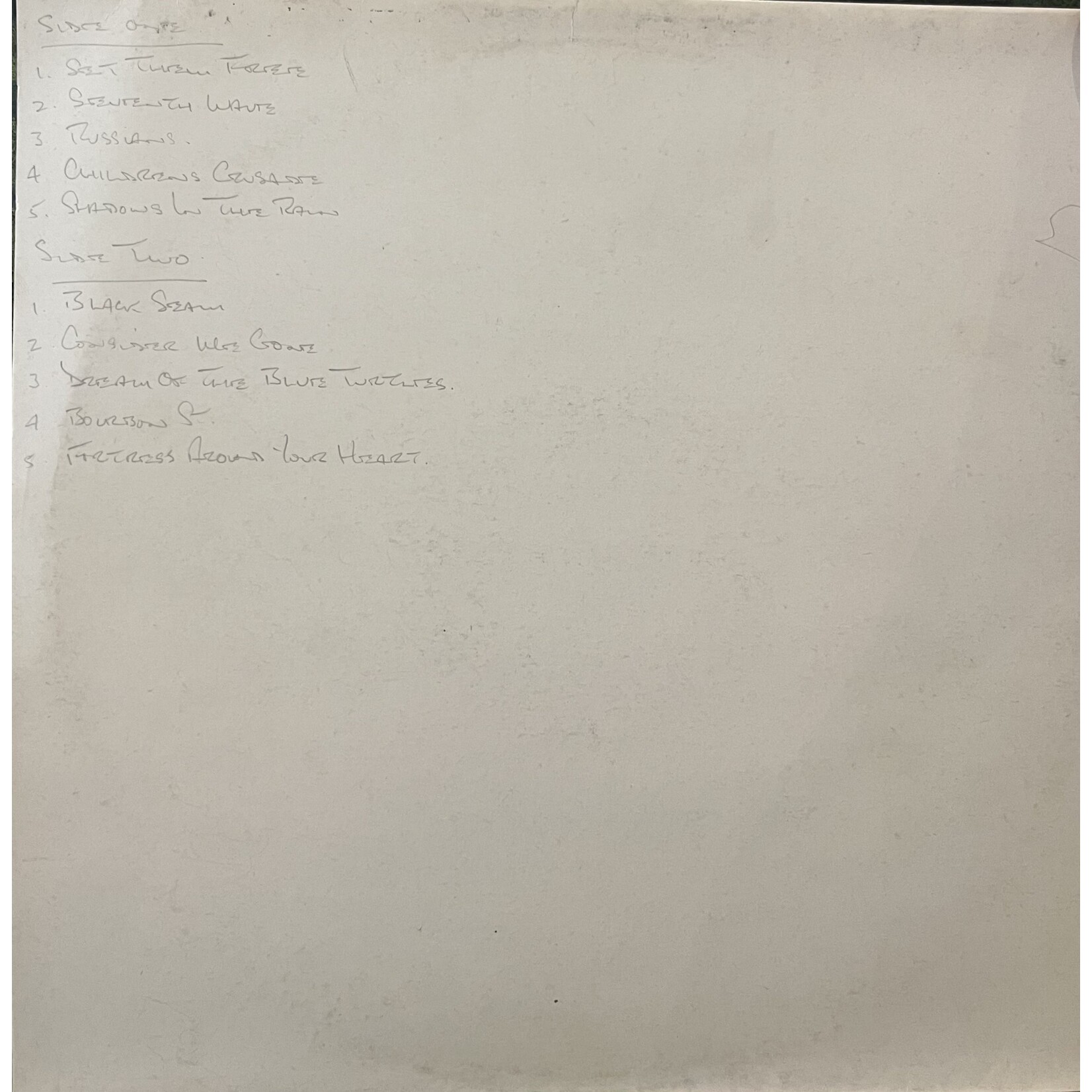 [Kollectible Vinyl] Sting: The Dream Of The Blue Turtles (Promo) [KOLLECTIBLE]