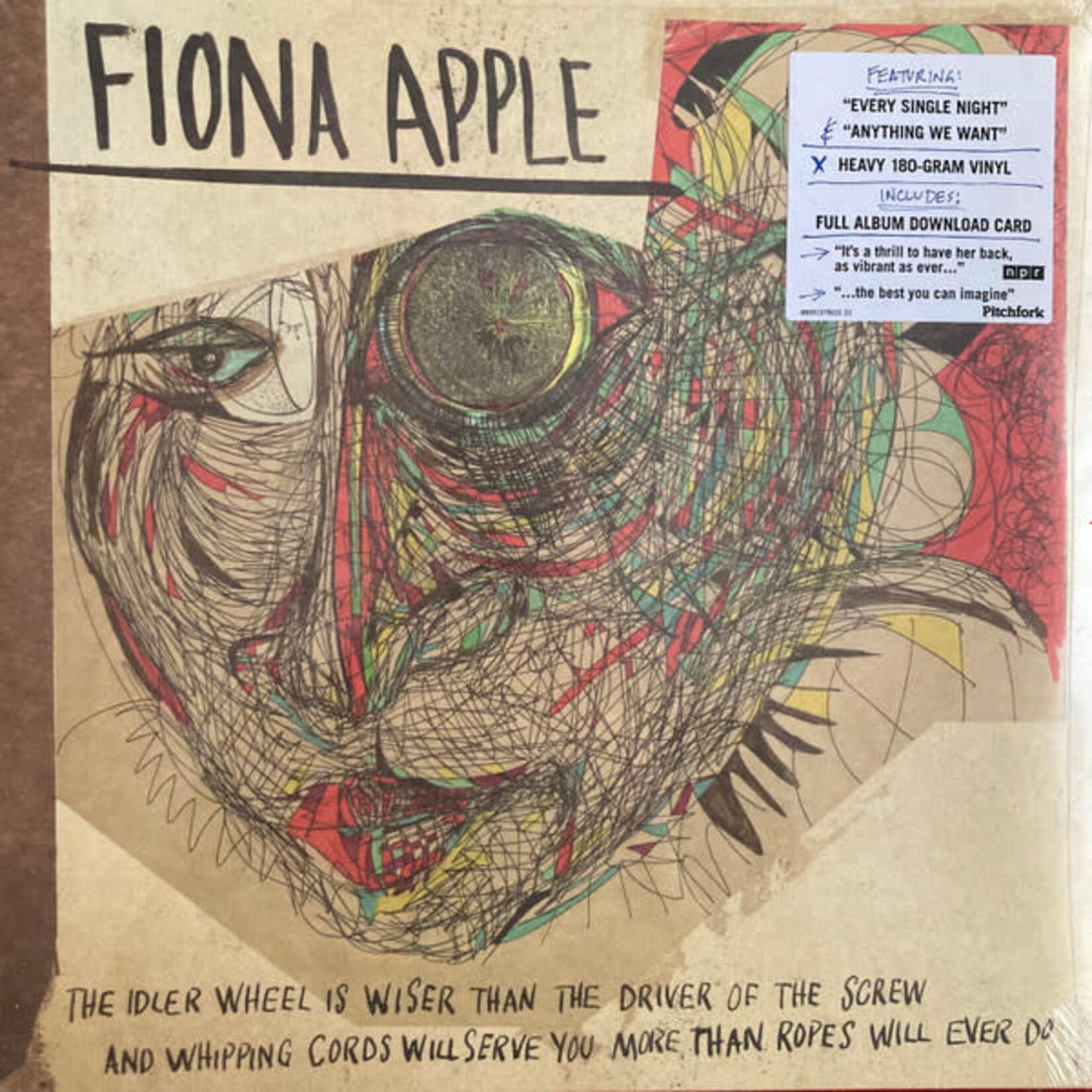 [Kollectible Vinyl] Apple, Fiona: The Idler Wheel Is Wiser Than The Driver Of The Screw And Whipping Cords Will Serve You More Than Ropes Will Ever Do (2012, USA, Sealed) [EPIC]